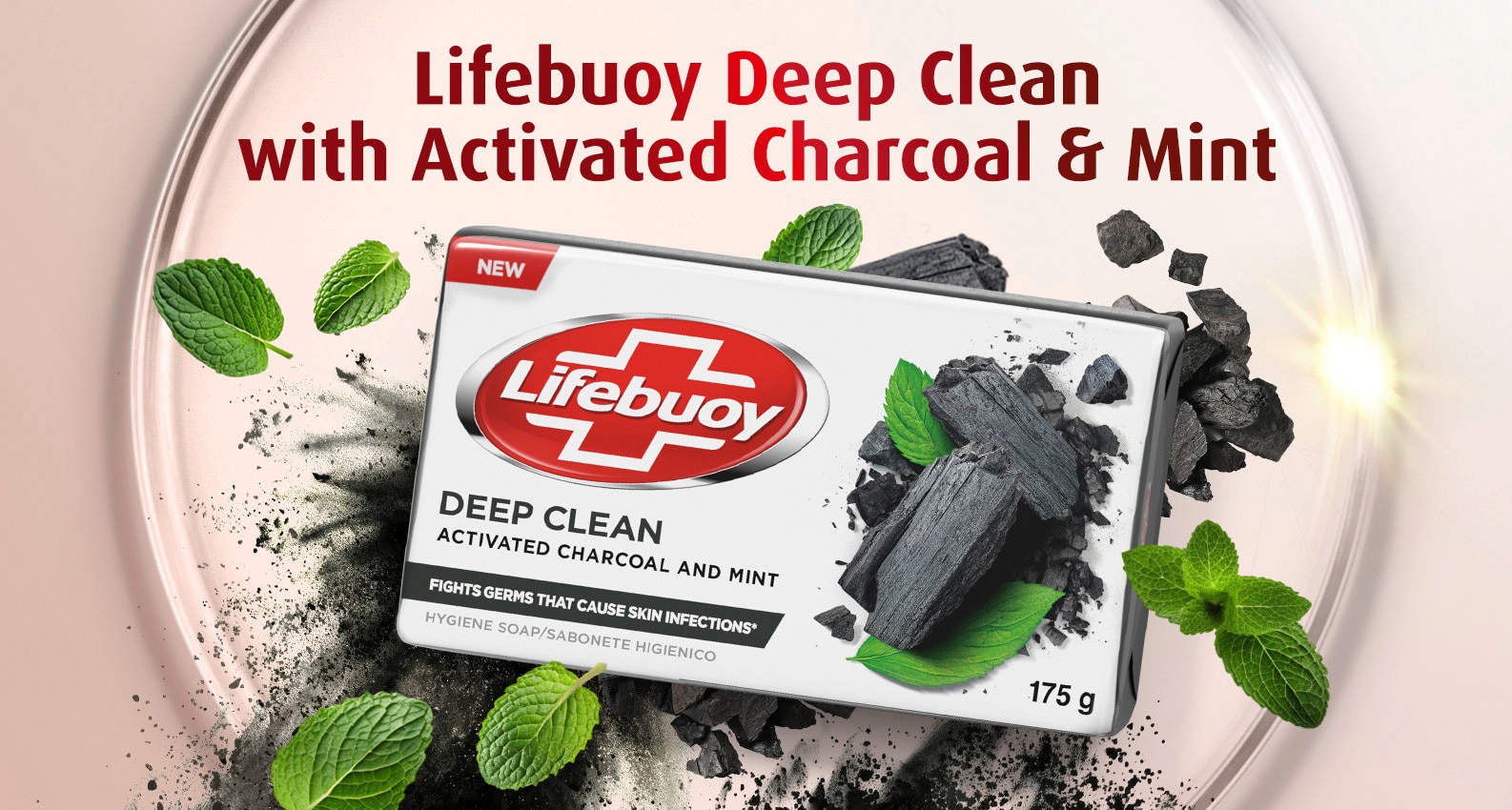 Lifebuoy Deep Clean: Activated Charcoal and Mint 
