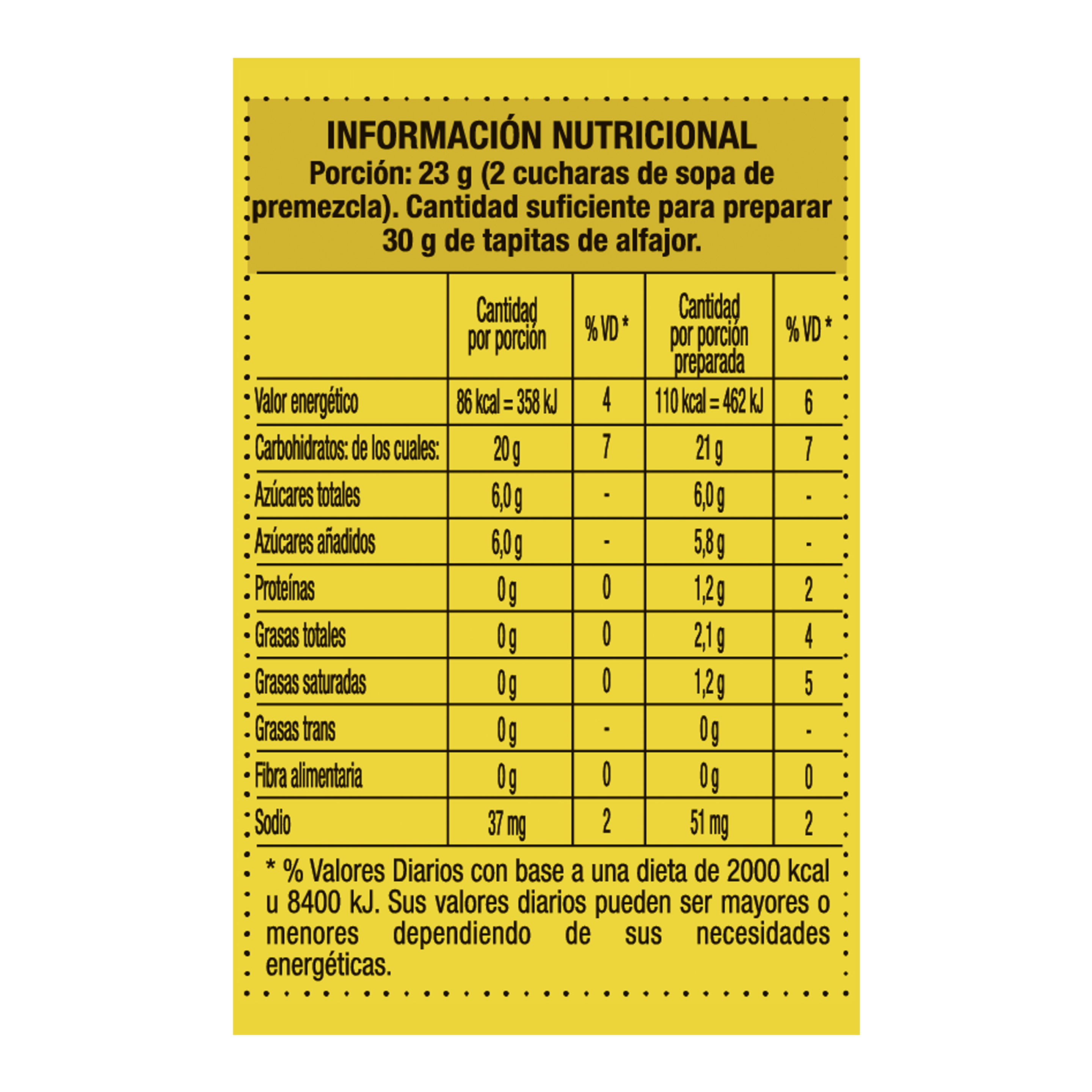 Premezcla de bizcochuelo sabor Chocolate sin TACC - Maizena