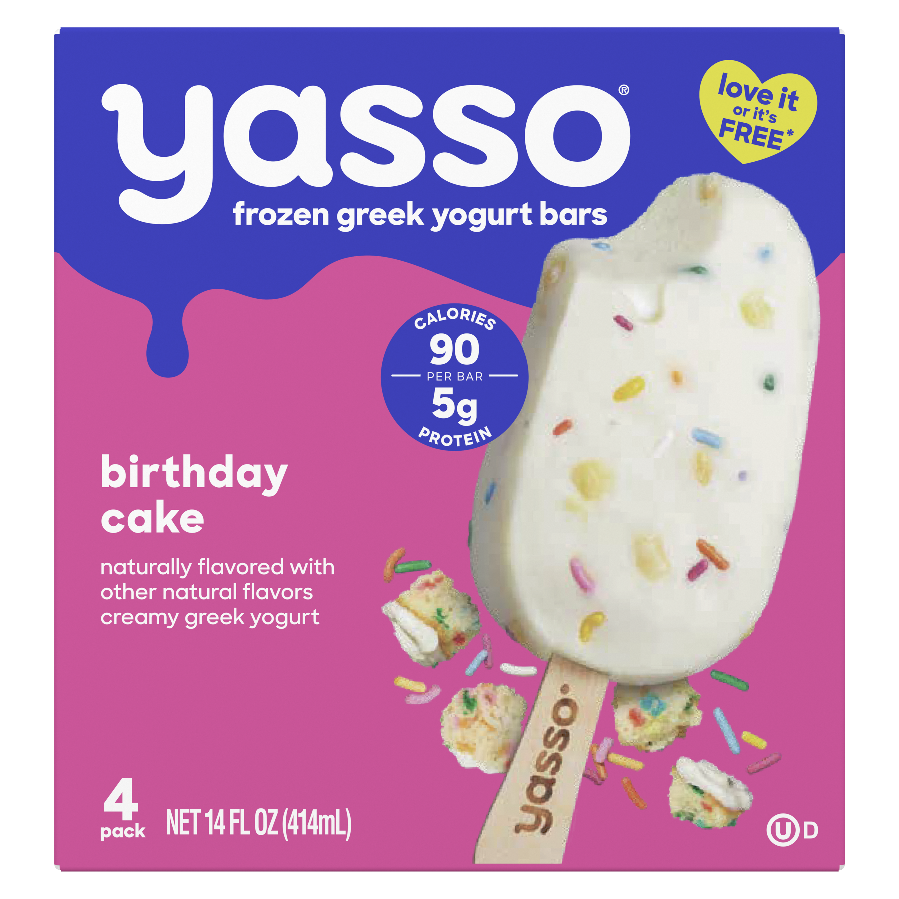 Yasso Bars Birthday Cake Hero