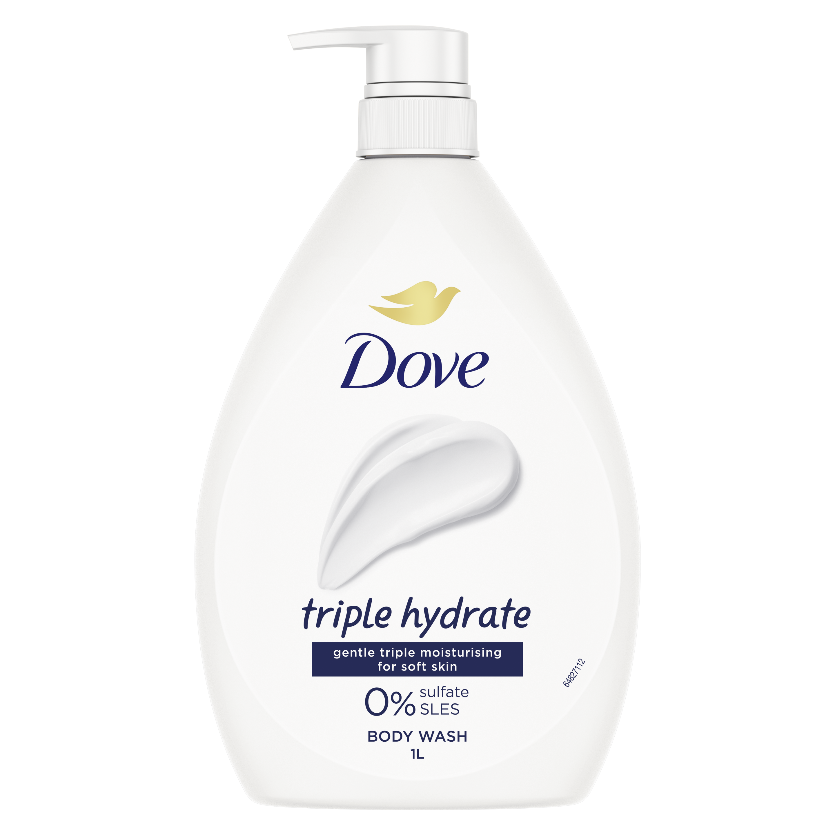 Dove Triple Hydrate Body Wash 1L