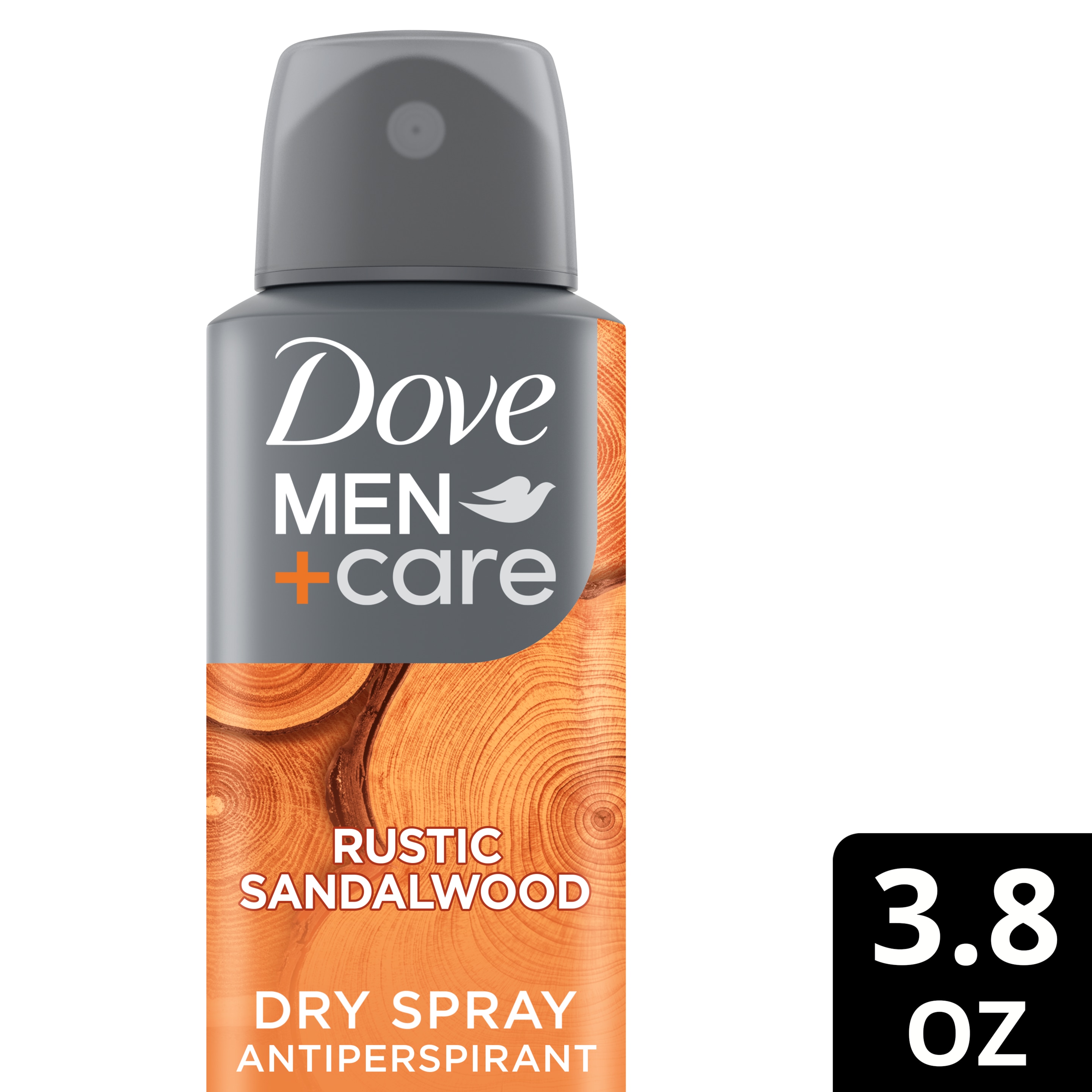 Dove Men+Care Rustic Sandalwood Dry Spray Antiperspirant 3.8 oz