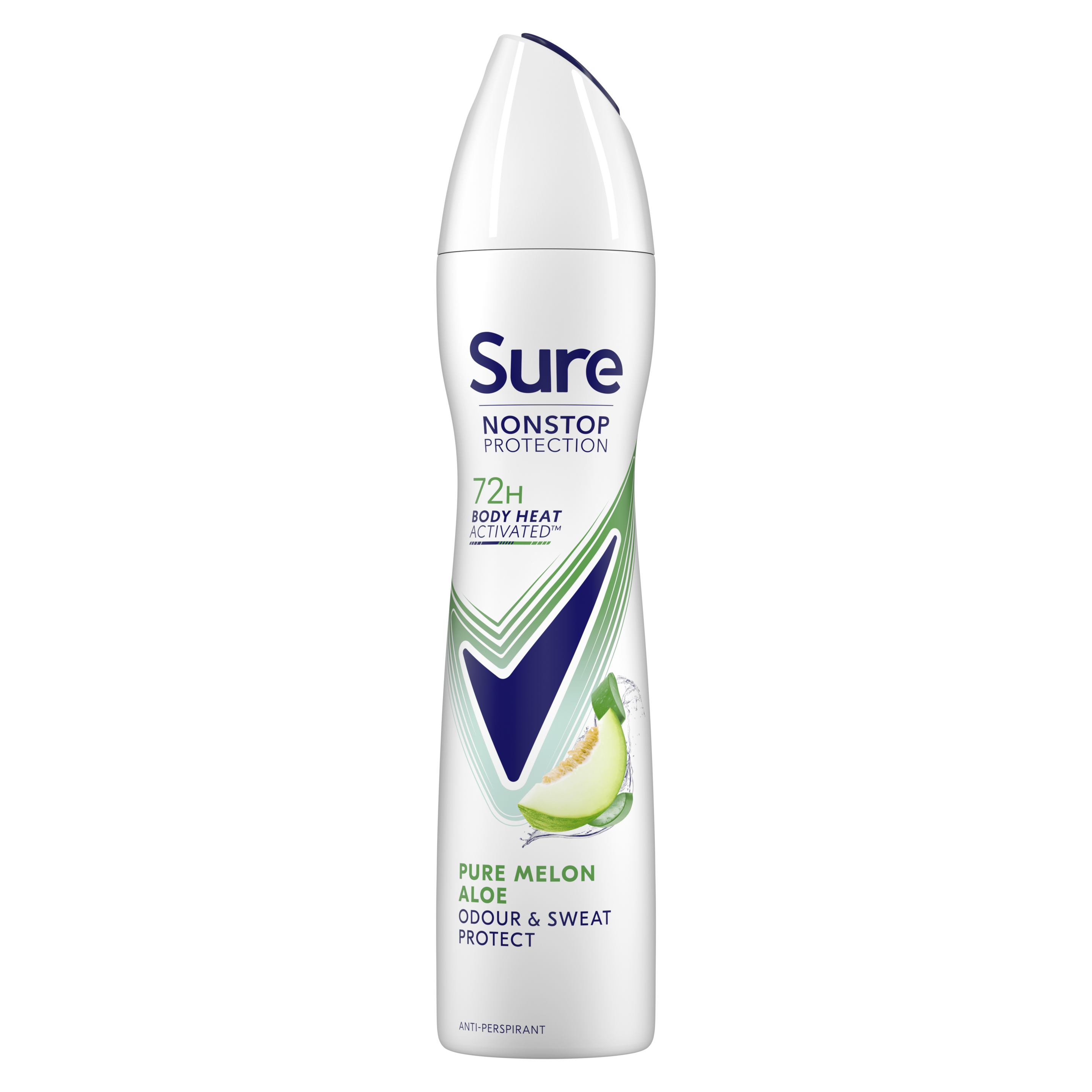 Sure Women Nonstop Protection Pure Melon Aloe Anti-Perspirant Aerosol packshot