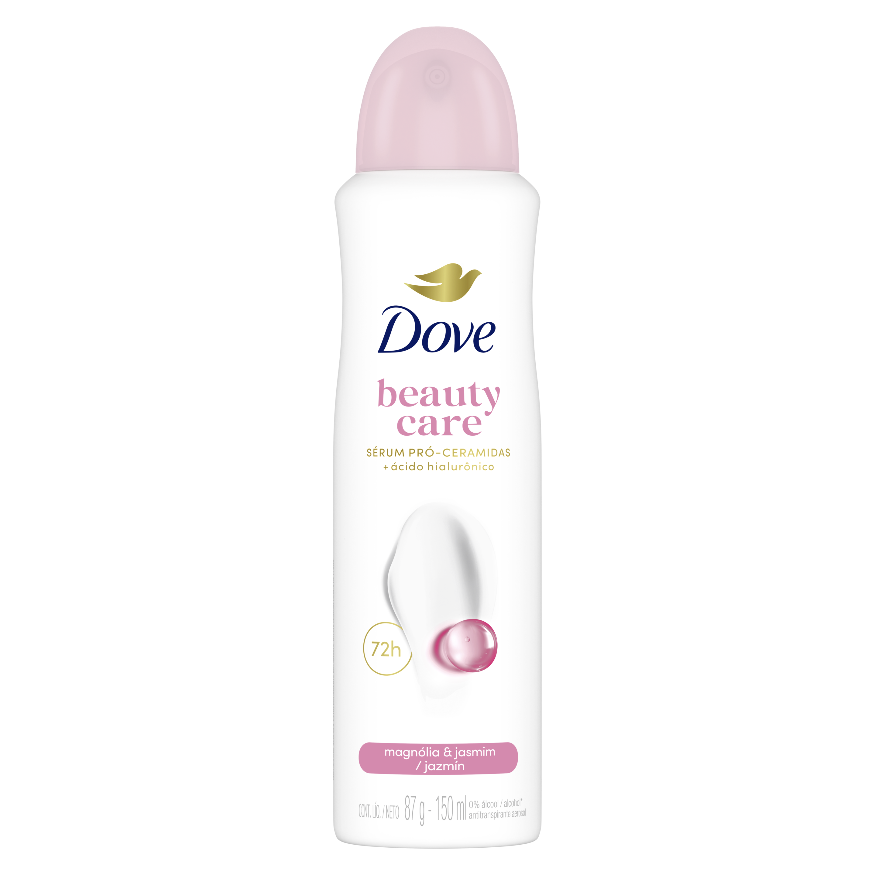 Desodorante Antitranspirante Aerosol Dove Beauty Finish 150ml packshot