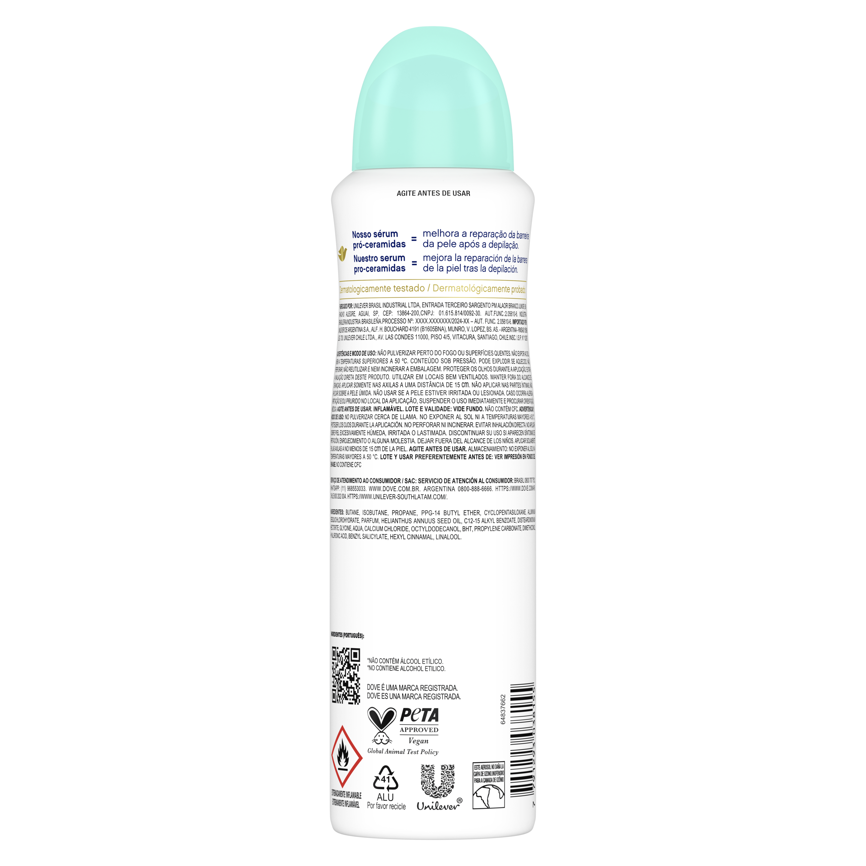 Antitranspirante Aerosol Dove Go Fresh Pera & Aloe Vera