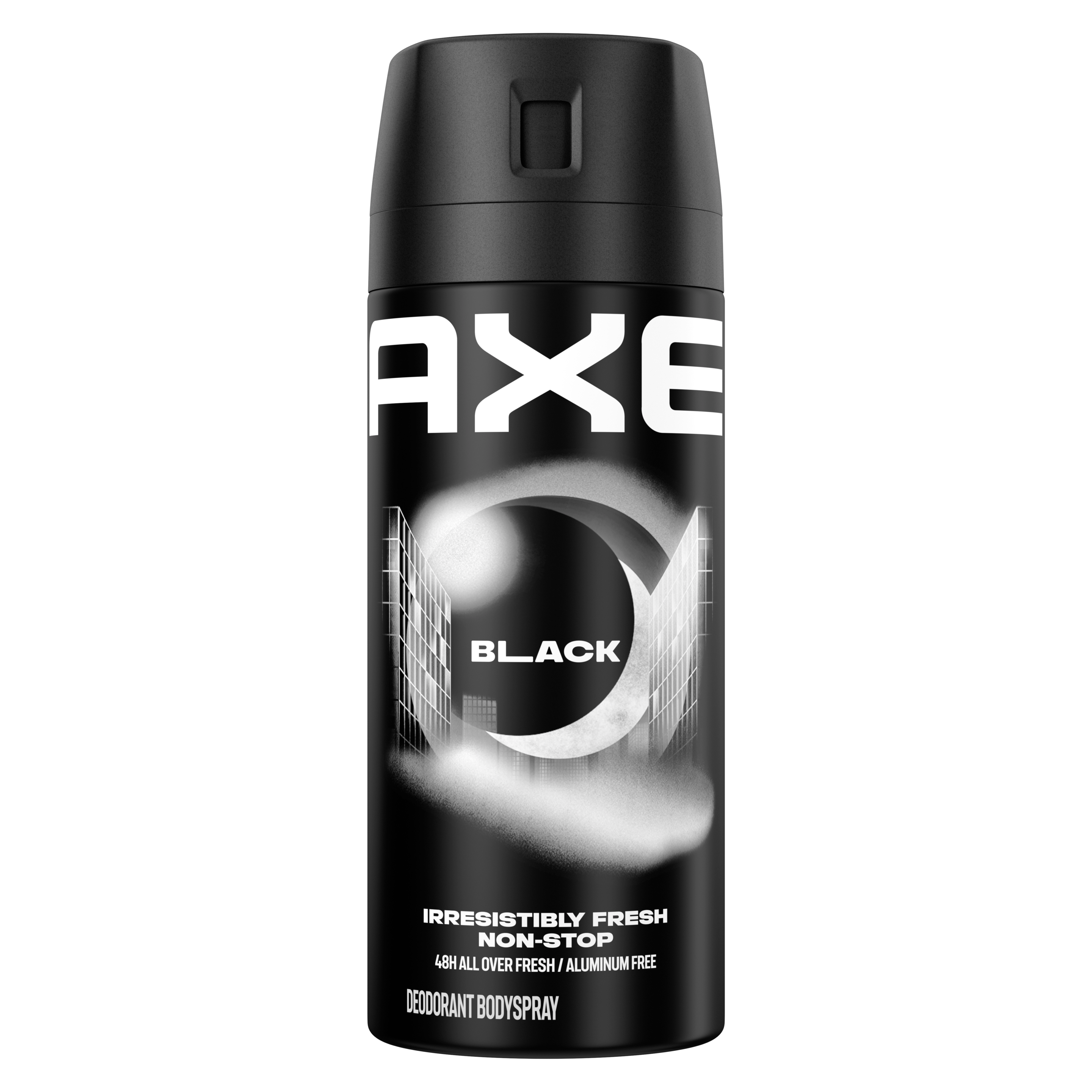 Black Deodorant Body Spray Front