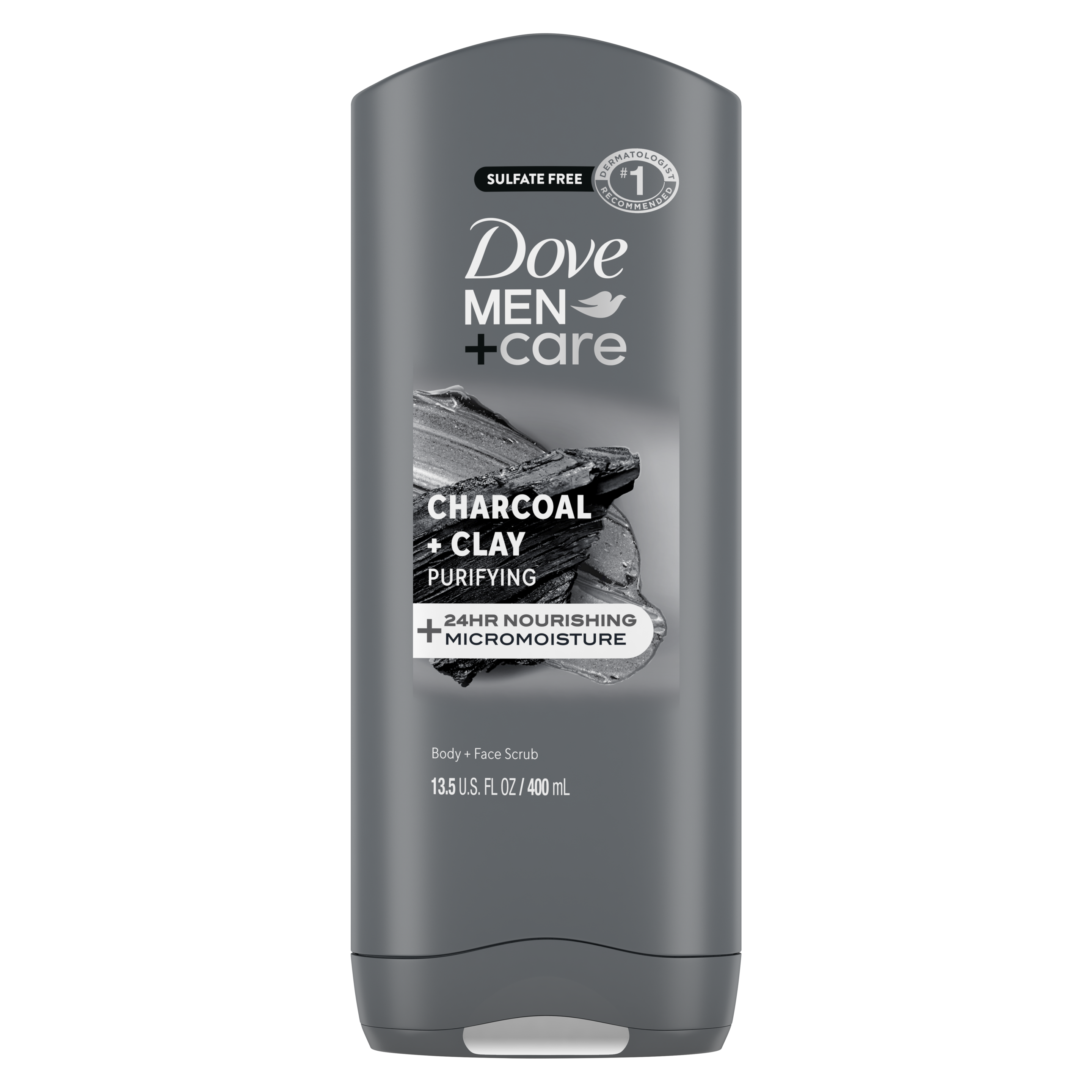 Men+Care Purifying Charcoal + Clay Body + Face Wash