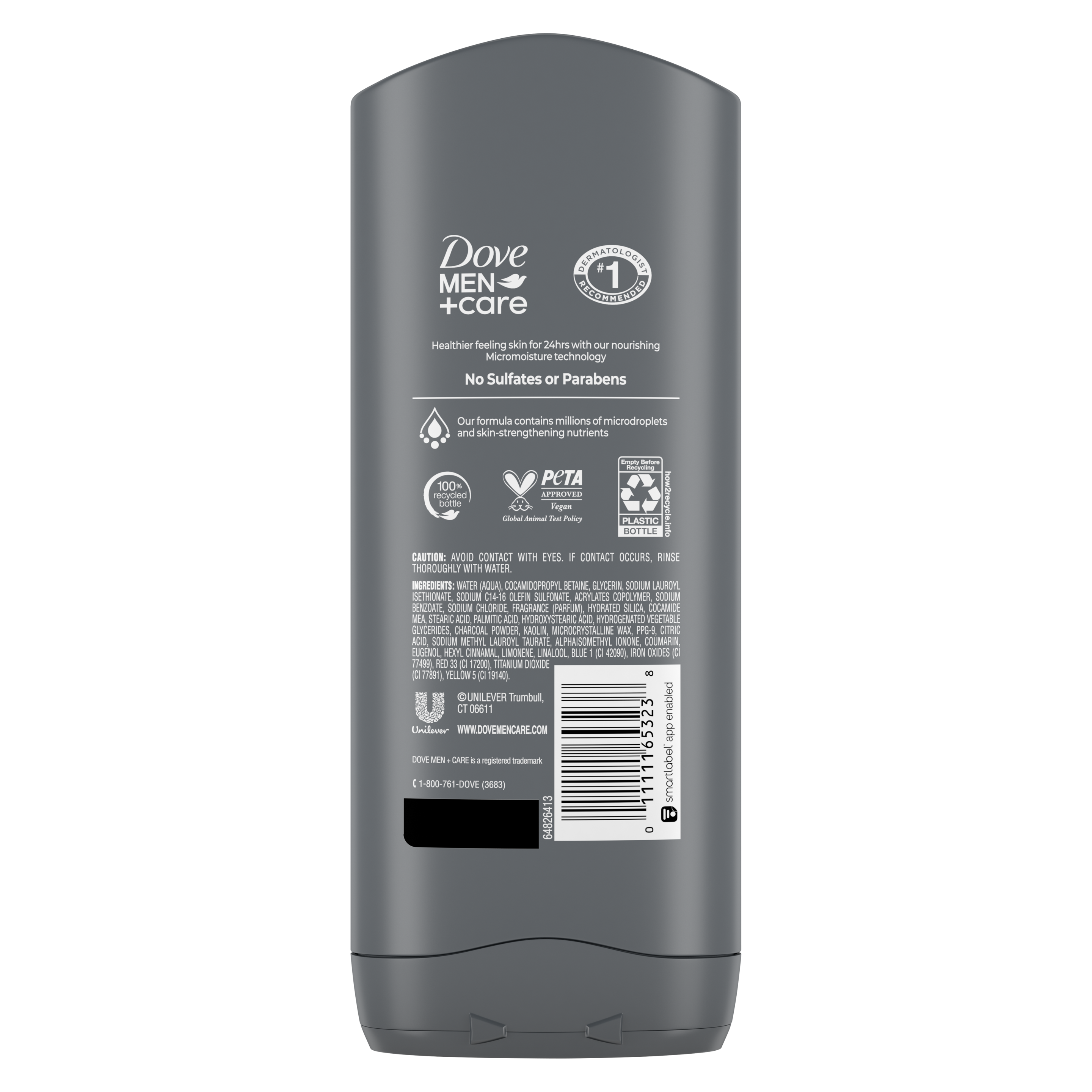 Men+Care Purifying Charcoal + Clay Body + Face Wash