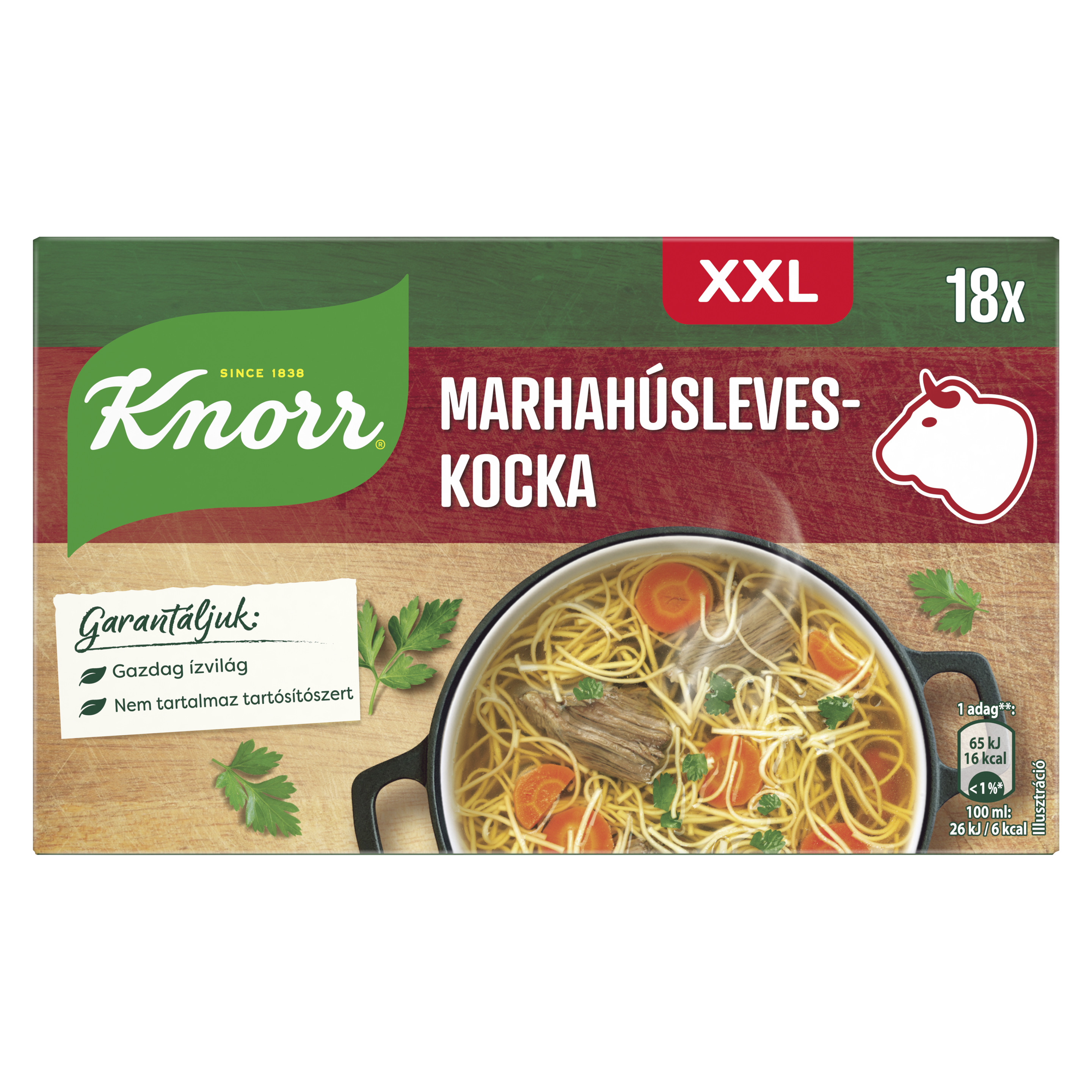 Knorr Marhahúsleves-kocka 180g
