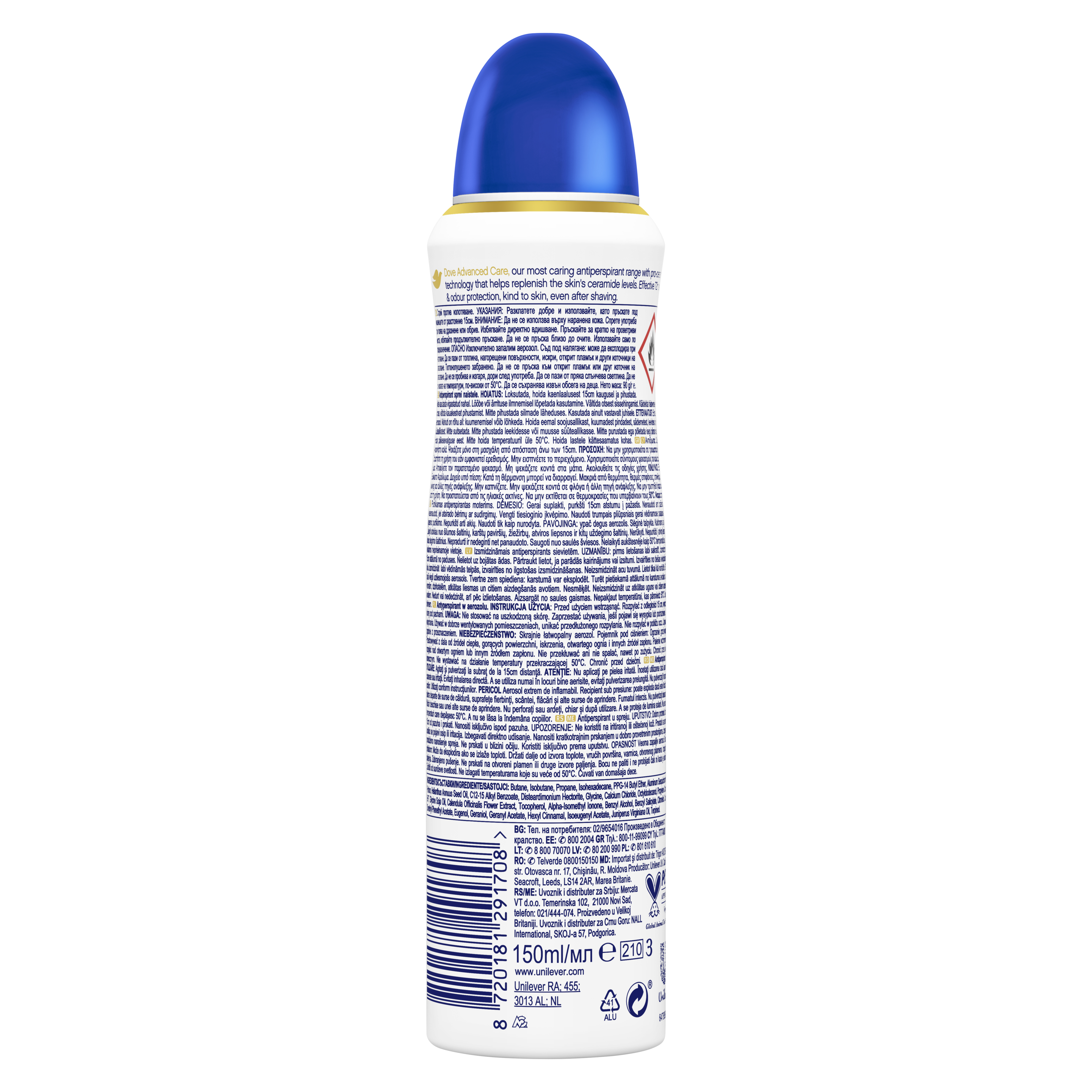 Αποσμητικό Spray Advanced Care Original