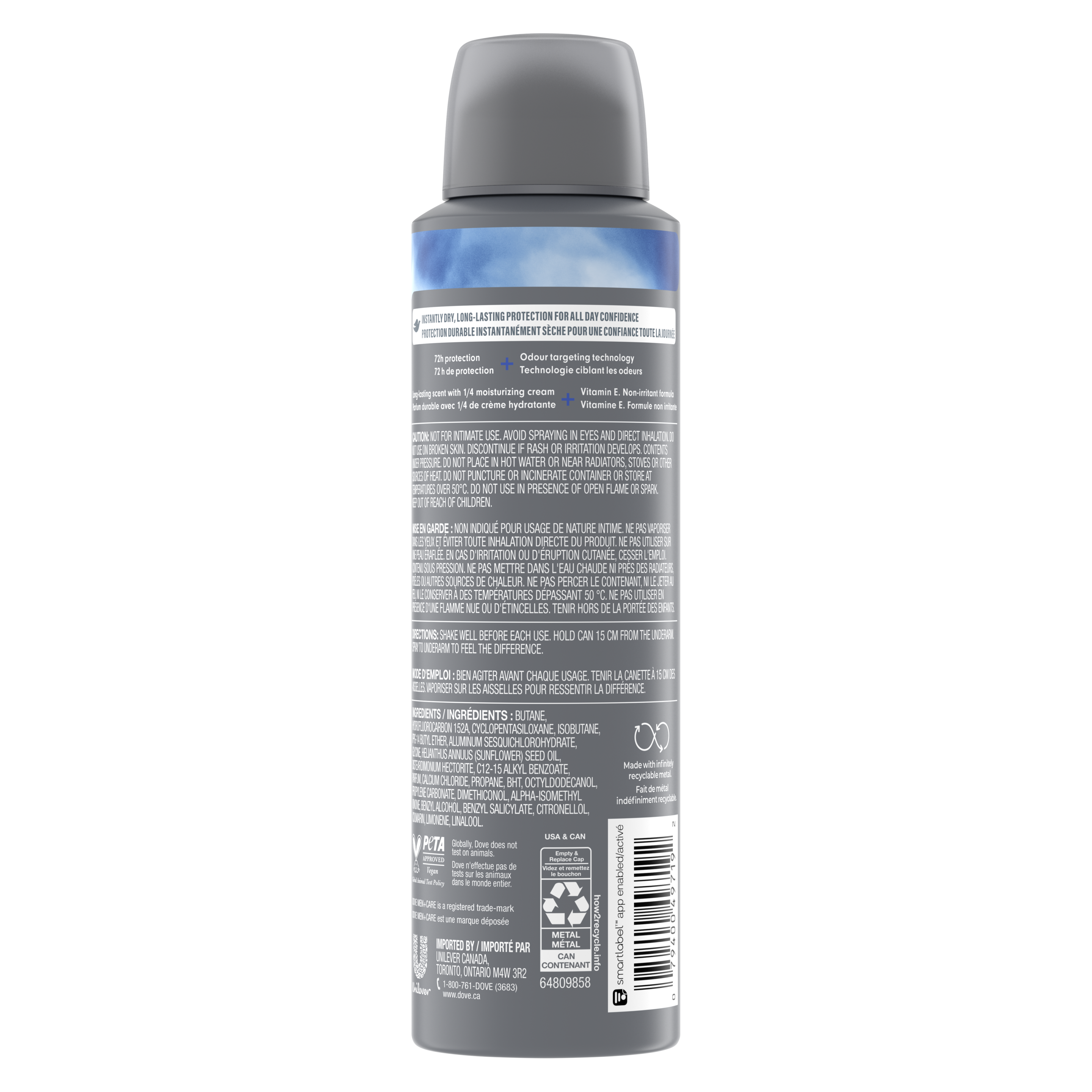 Men+Care Midnight Classico Antiperspirant Spray