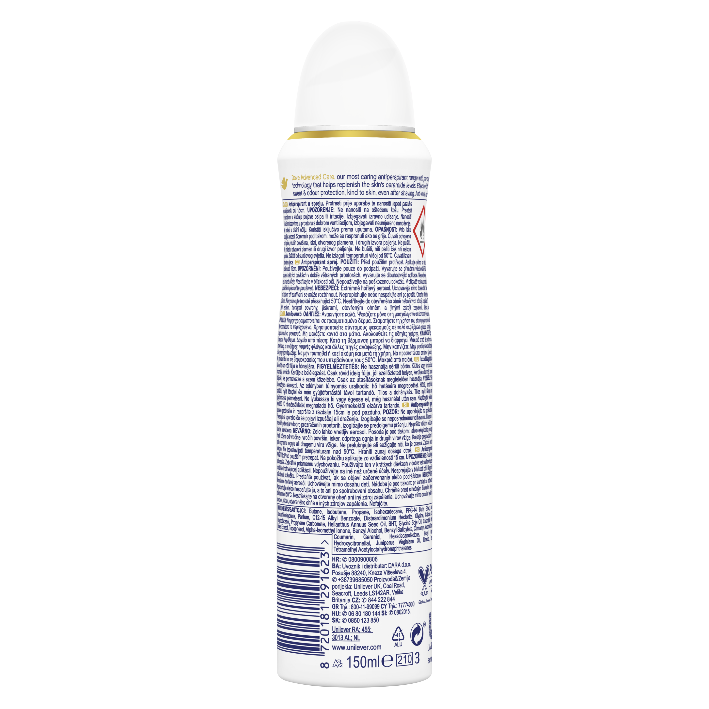 Αποσμητικό Spray Advanced Care Invisible Dry
