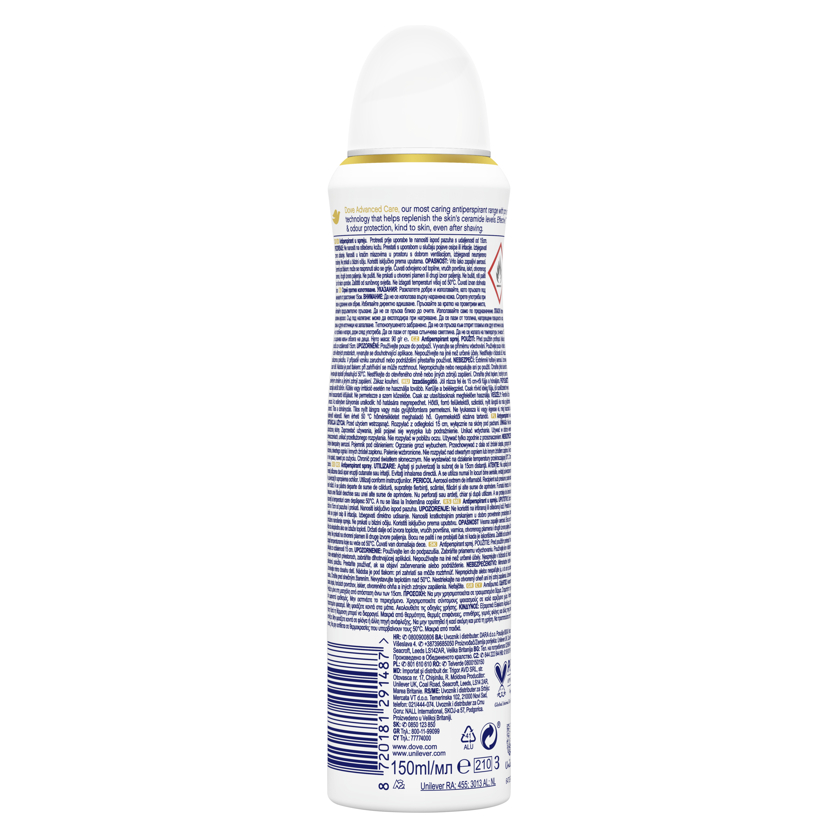 Αποσμητικό Spray Advanced Care Coconut & Jasmine Flower