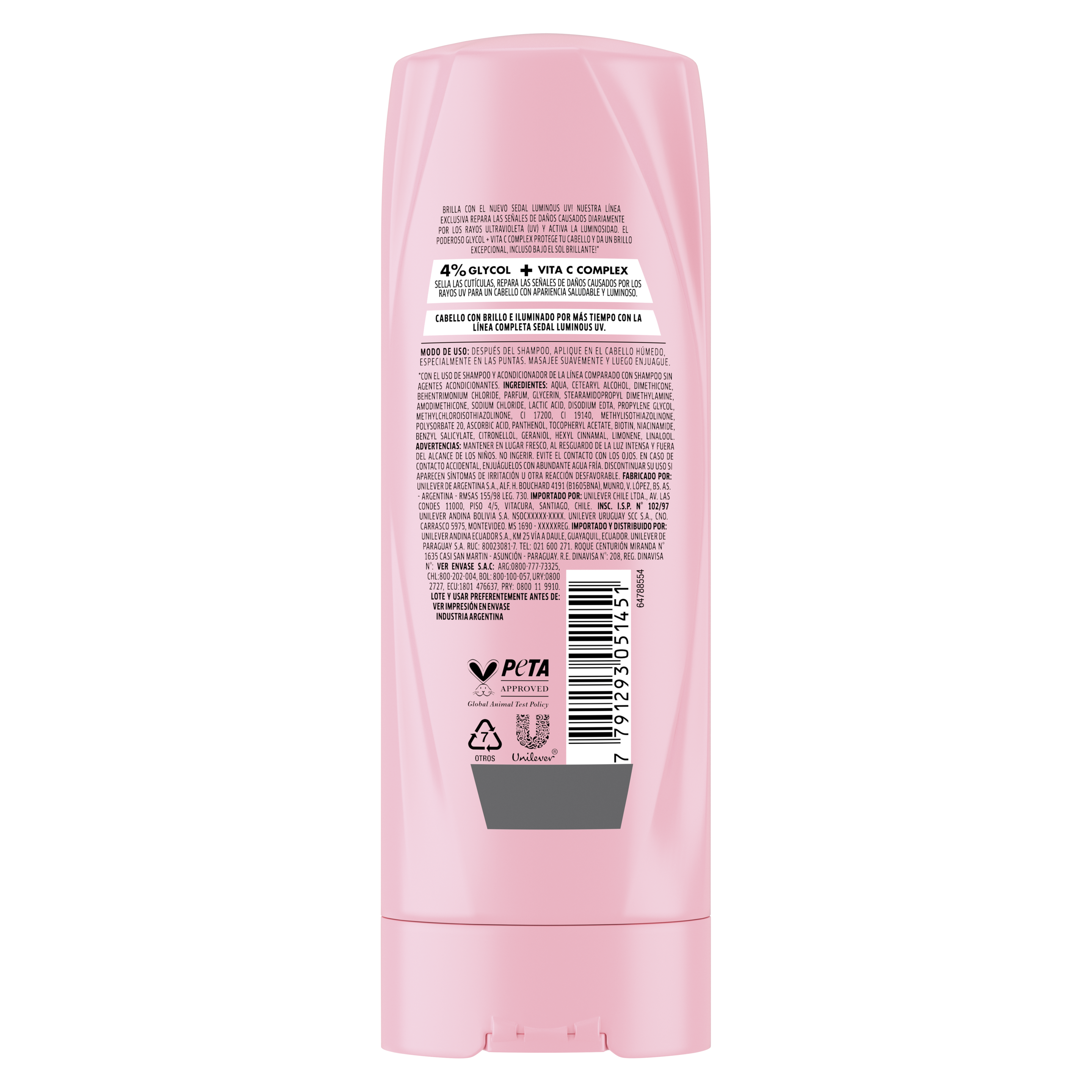 Sedal Acondicionador Glycol + Vita C