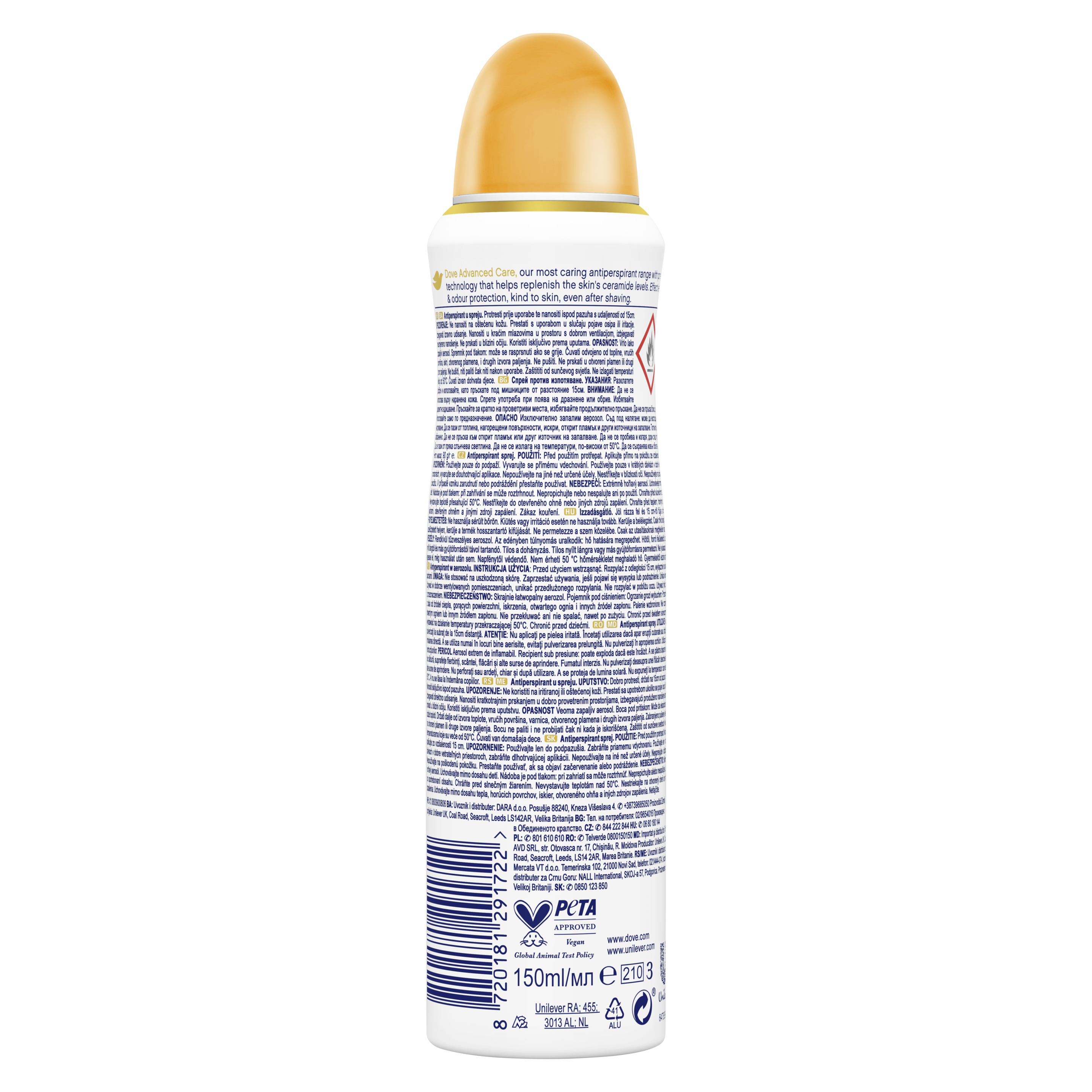 Advanced Care Go Fresh Passion Fruit & Lemongrass Antiperspirant Deodorant Spray 150ml