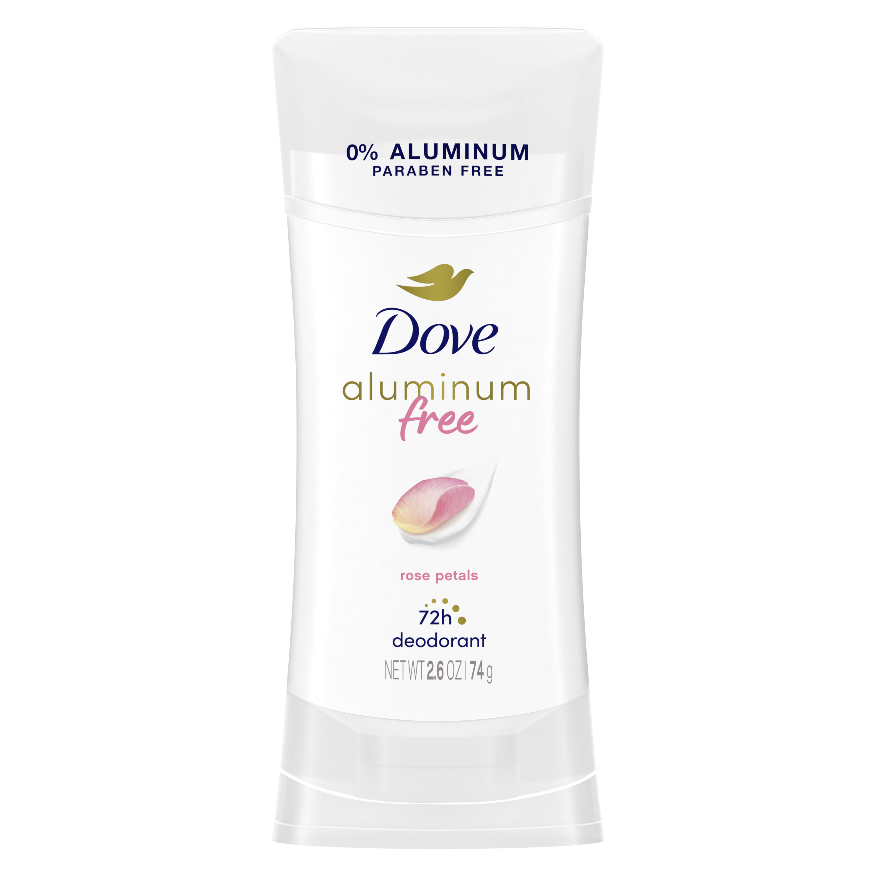 Dove Aluminum Free Deodorant Stick Rose Petals 2.6 oz
