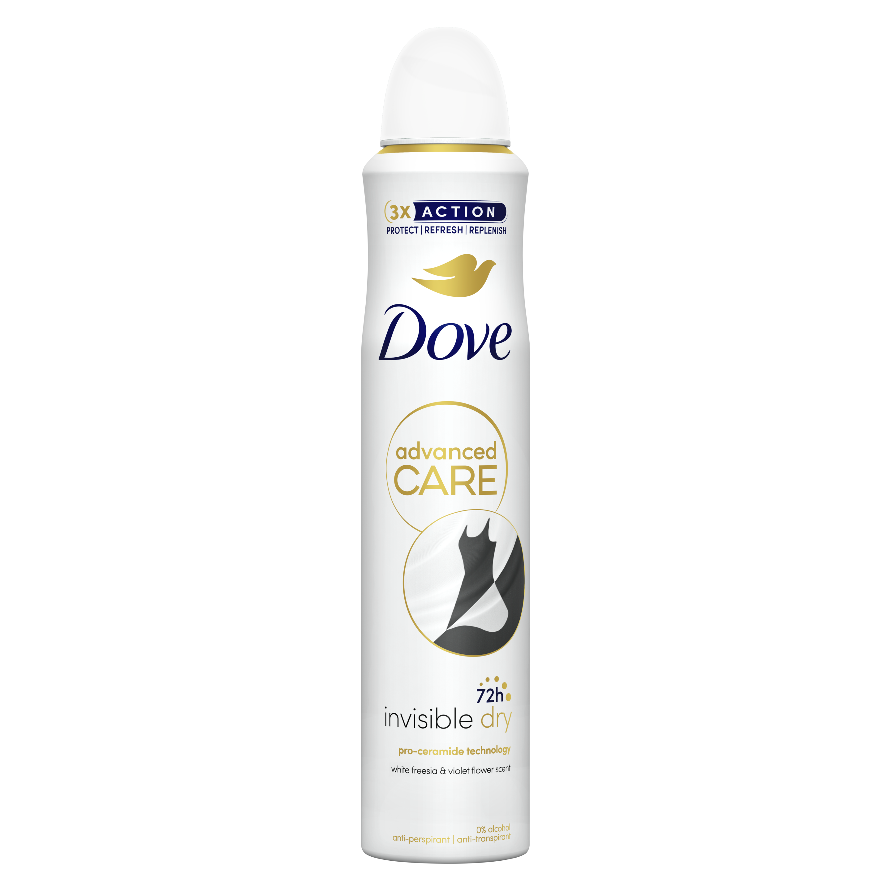 Dove Invisible Dry női izzadásgátló dezodor 200ml