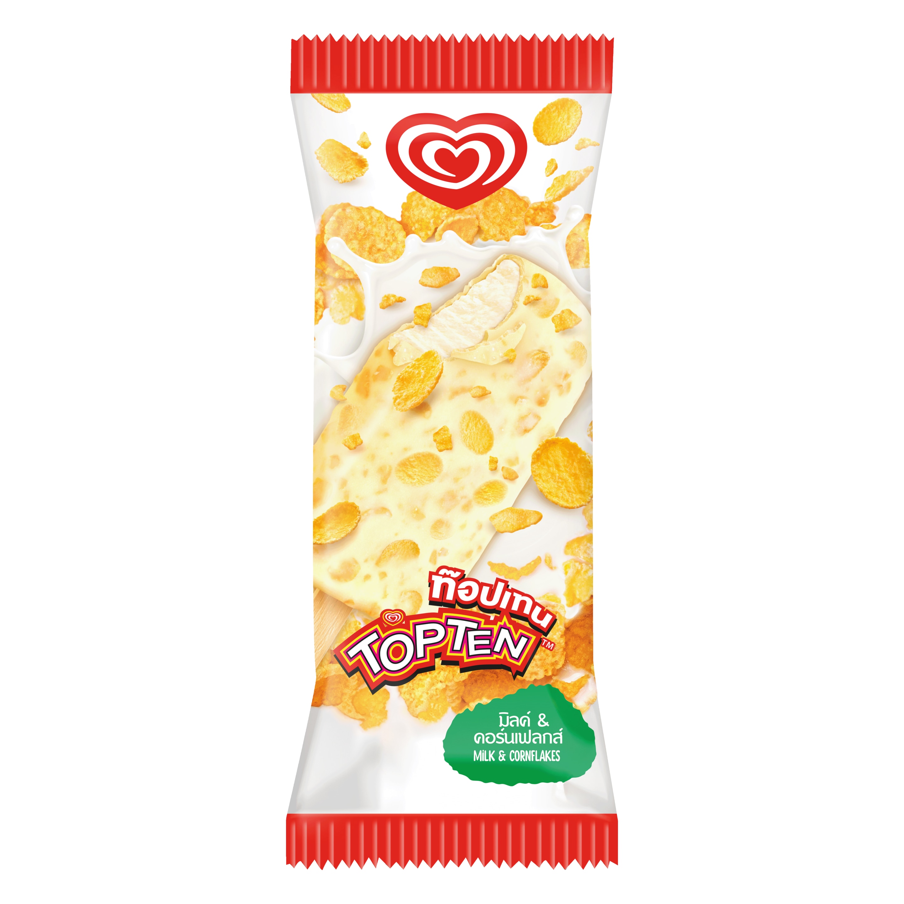 วอลล์ ท๊อปเทน มิลค์ & คอร์นเฟลกส์ packshot