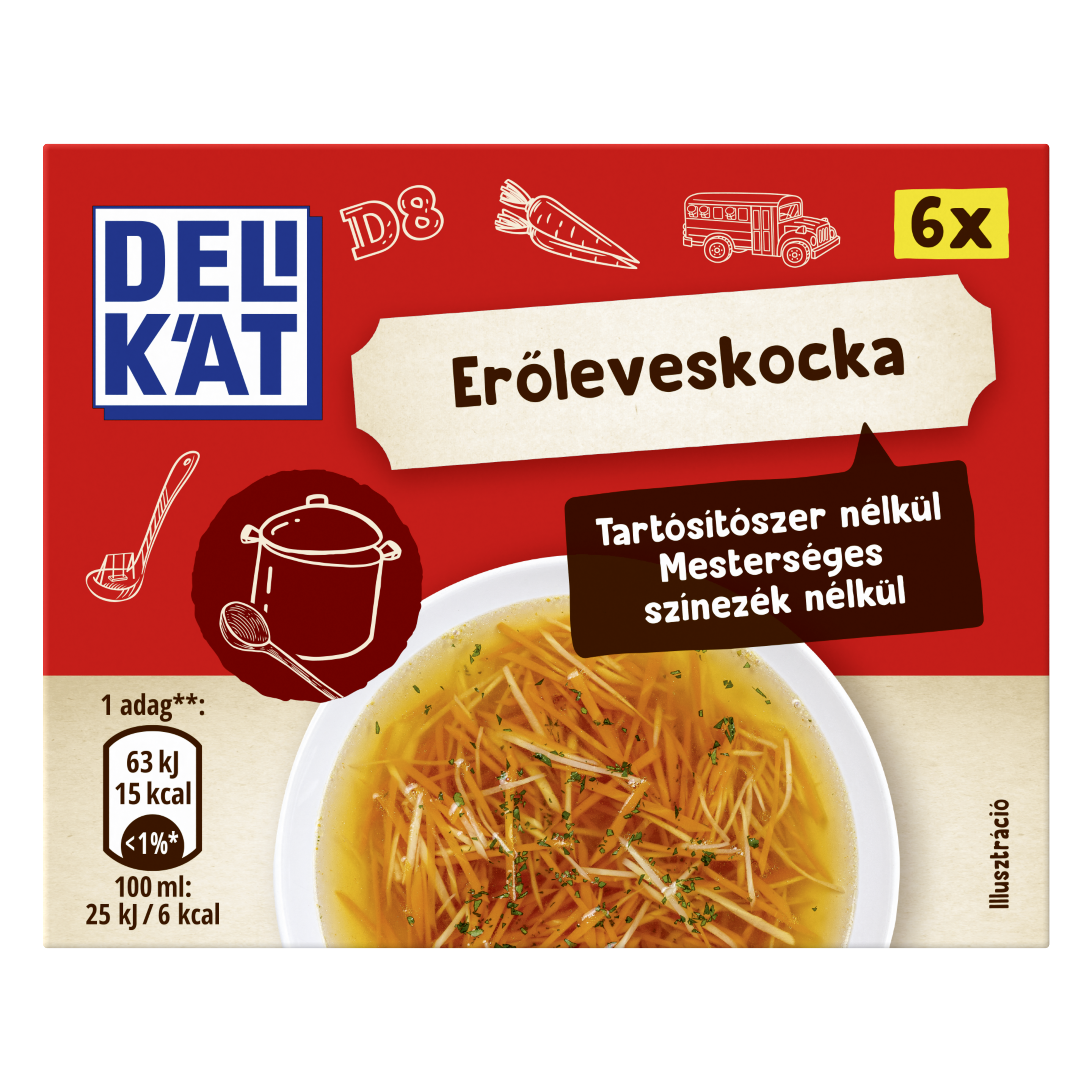 DELIKÁT Erőleveskocka packshot