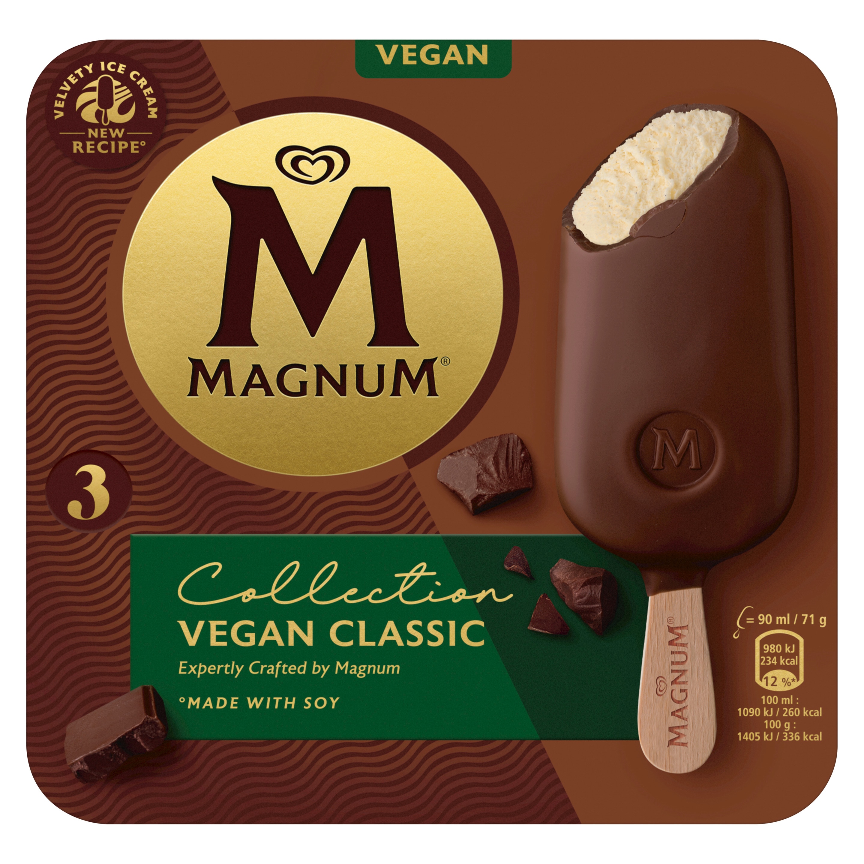 Magnum Vegan Classic 3 x 90ml