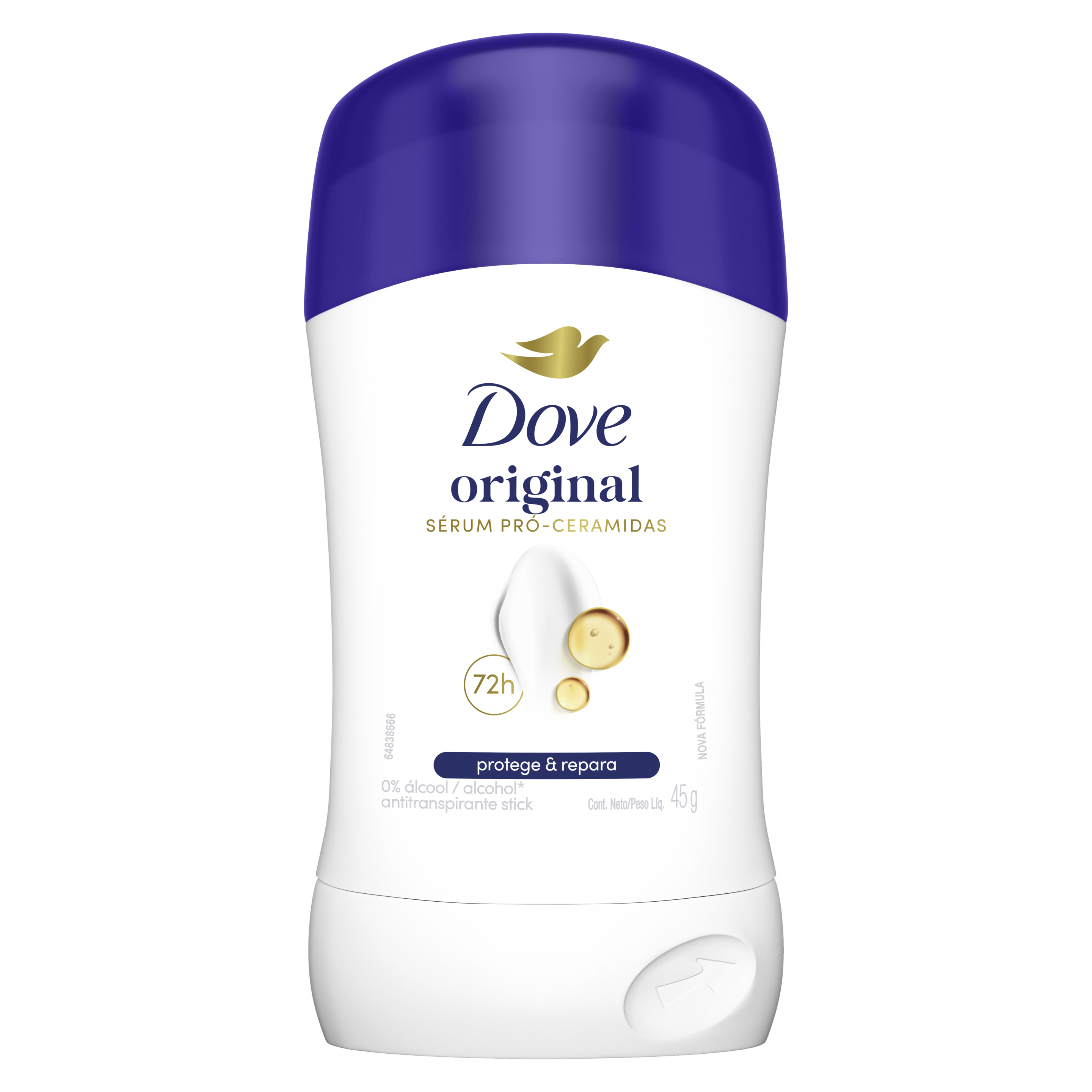Desodorante Antitranspirante Stick Dove Original  45g