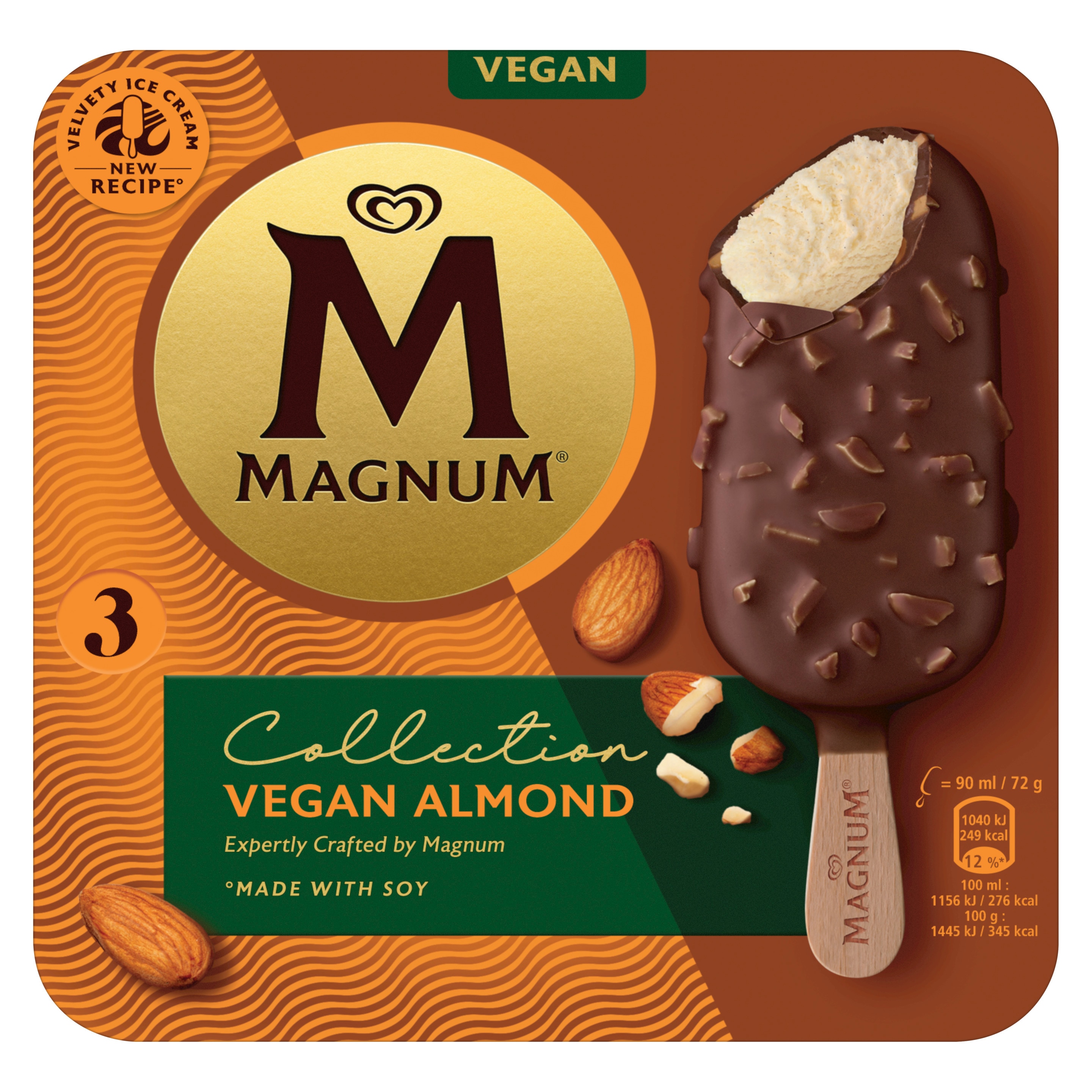 Vegan Amande x3