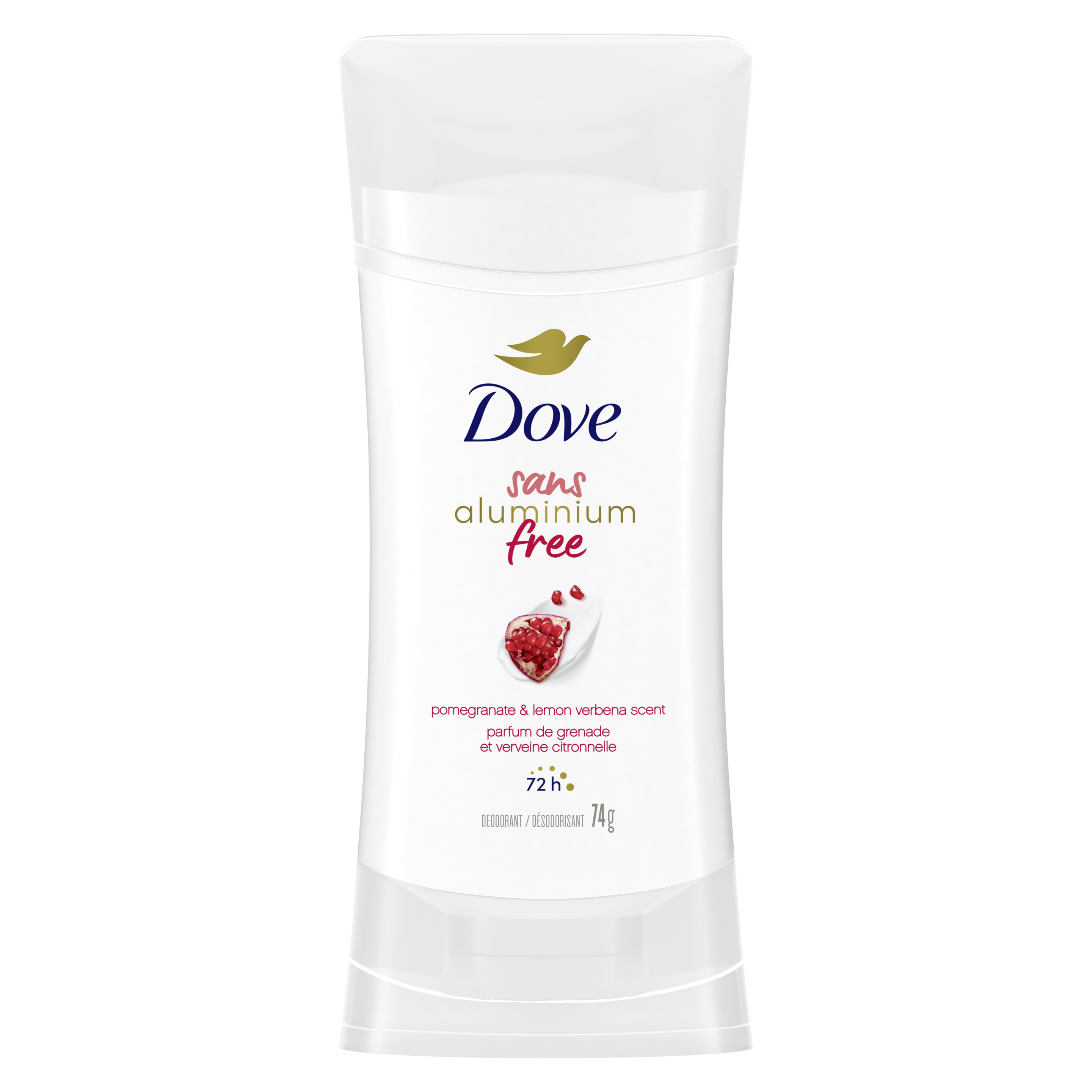 Aluminium Free Deodorant Stick Pomegranate & Lemon Verbena Scent 74g