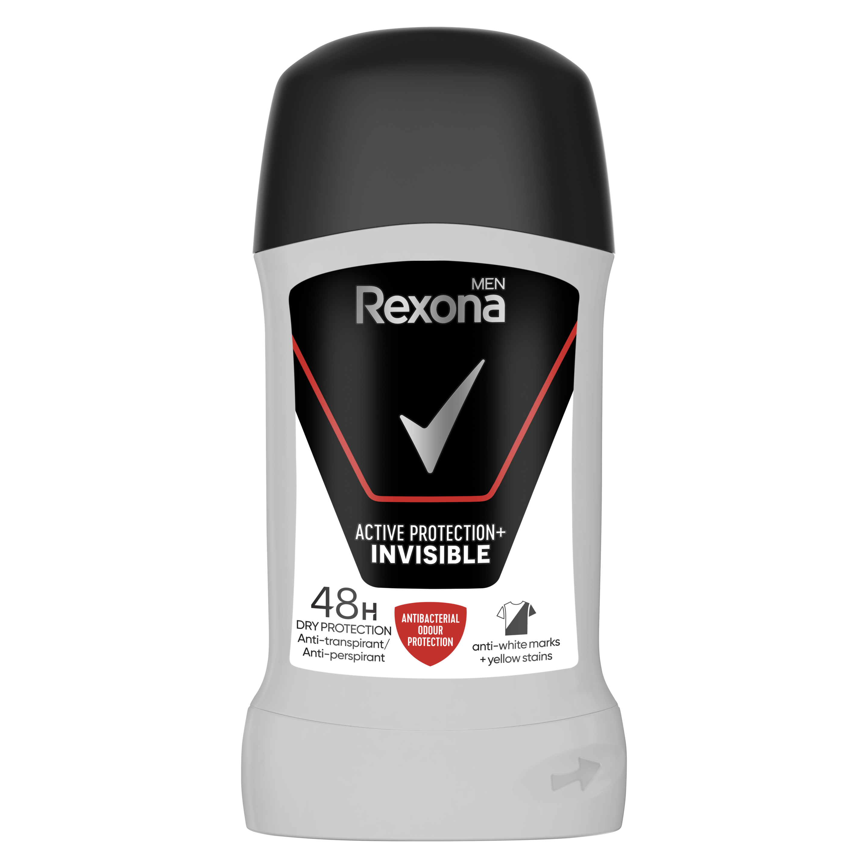 Антиперспірант-олівець Rexona Men Невидимий на Чорному і Білому одязі Активний захист