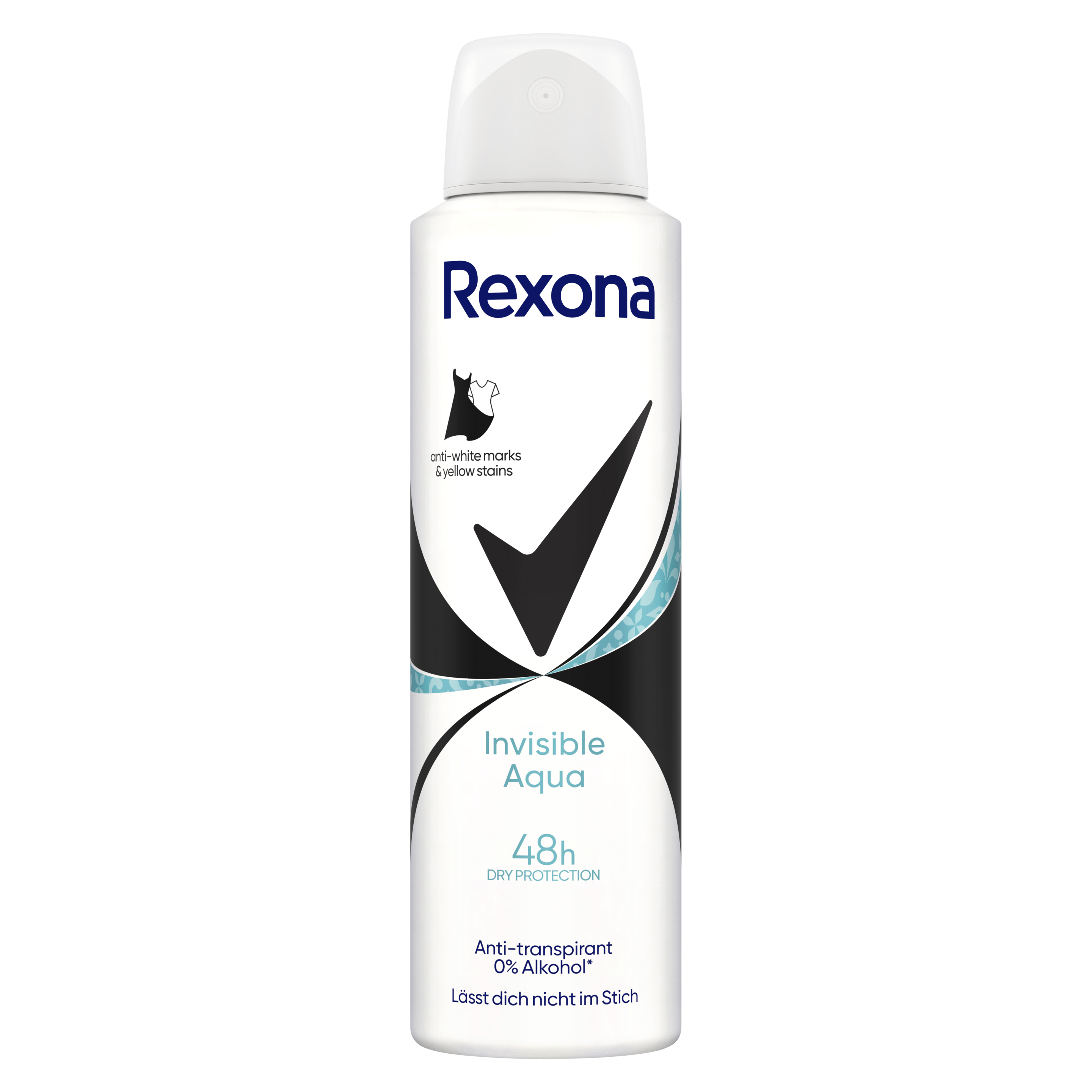 Rexona Anti Transpirant Spray Invisible Aqua Deospray schützt 48 Stunden gegen Körpergeruch und Achselnässe 150 ml packshot
