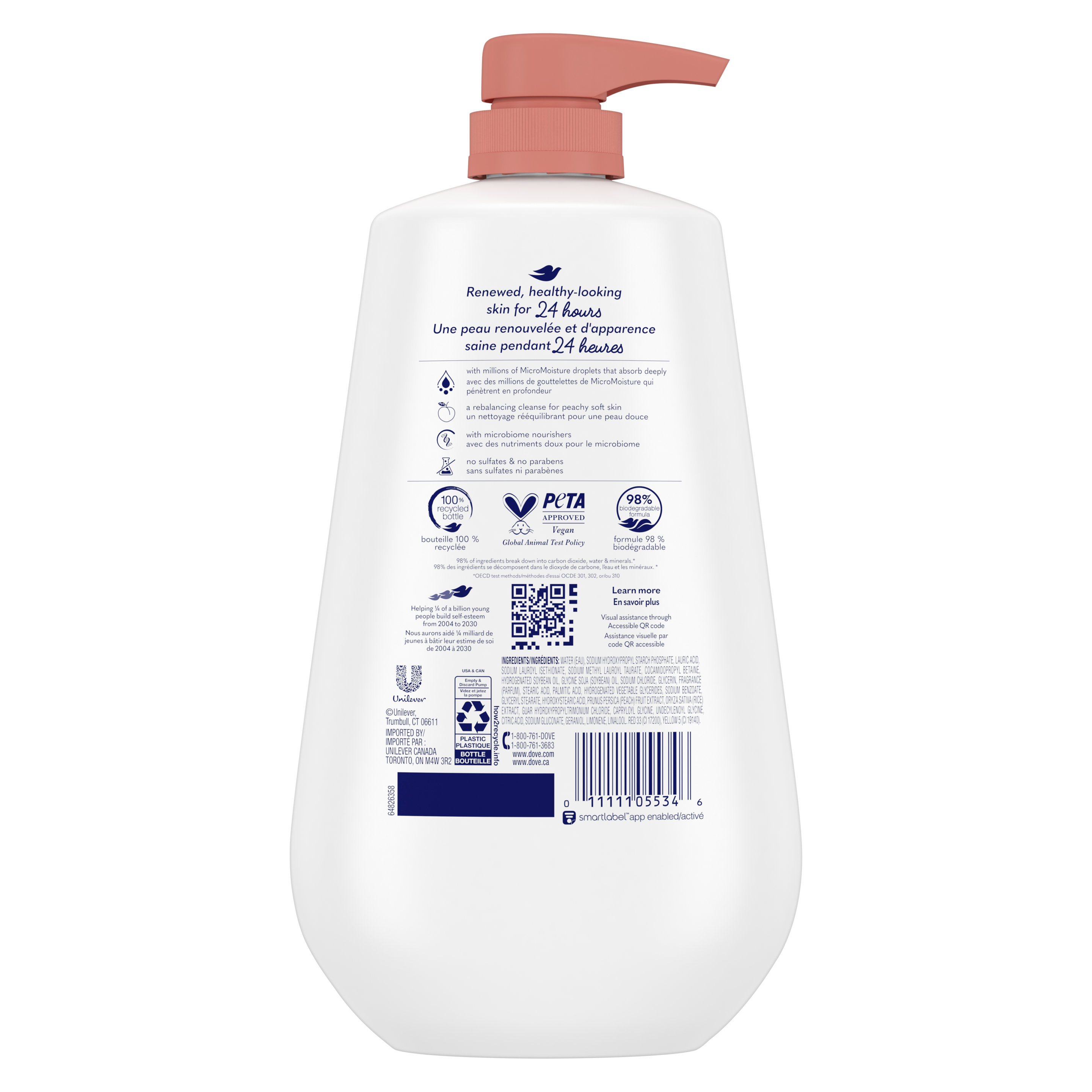 Rebalance Peach Body Wash