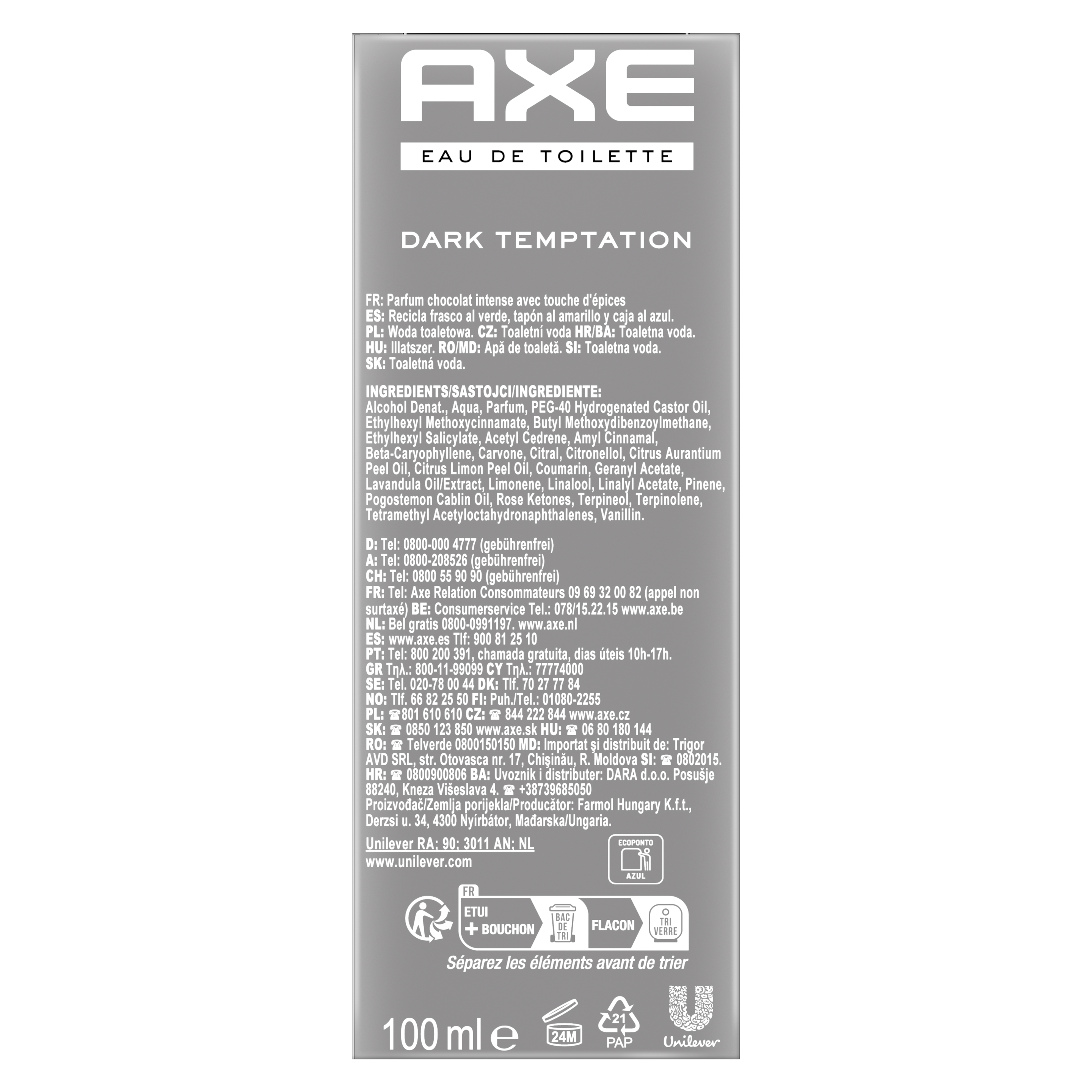 Туалетна вода AXE Dark Temptation