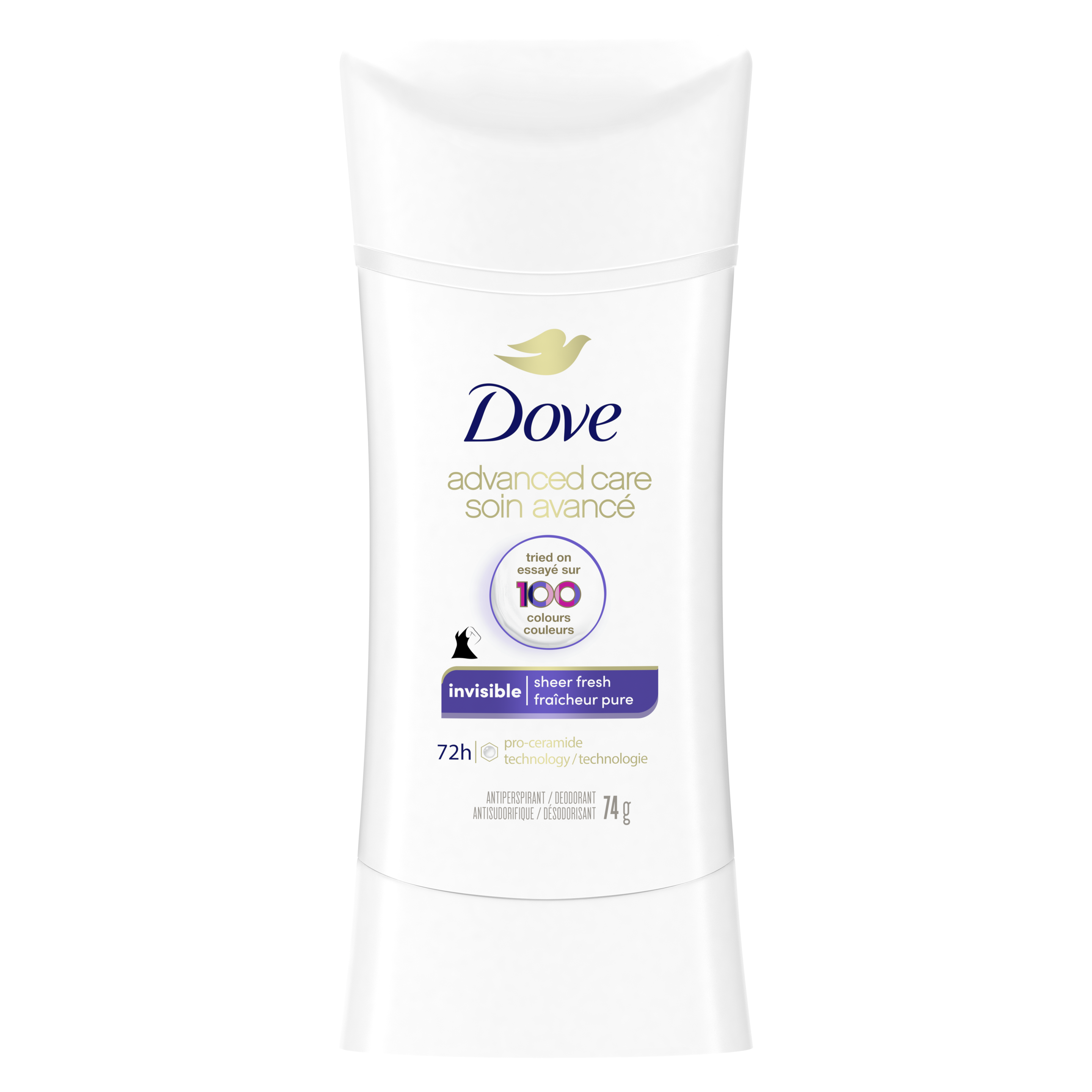 Advanced Care Invisible Sheer Fresh Stick 74g Front