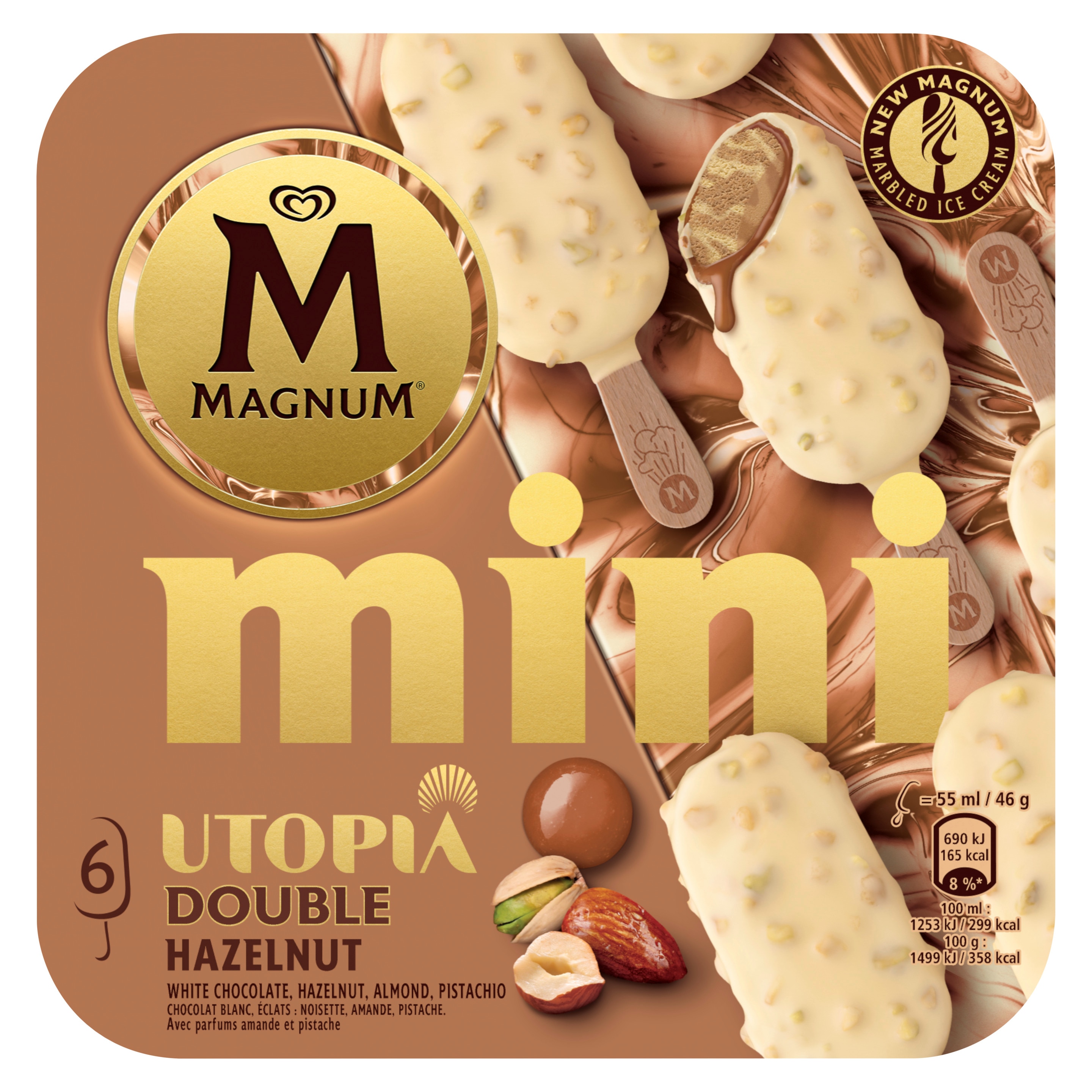 Mini Double Hazelnut 6x55ml
