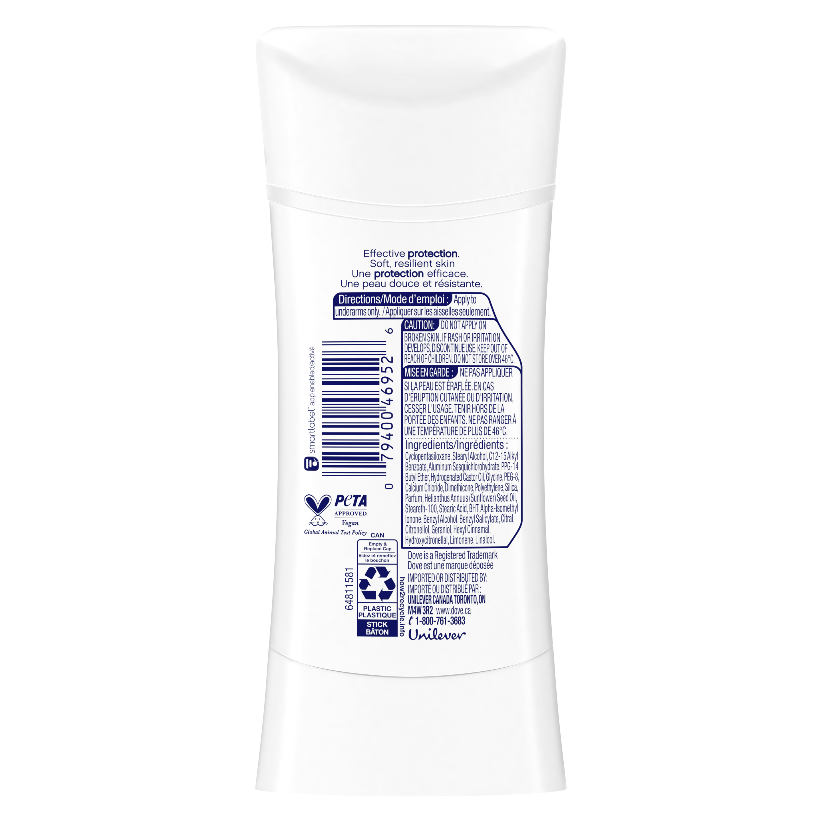 Nourishing Care Antiperspirant Deodorant Stick Calming Ritual Waterlily and Cherry Blossom Scent