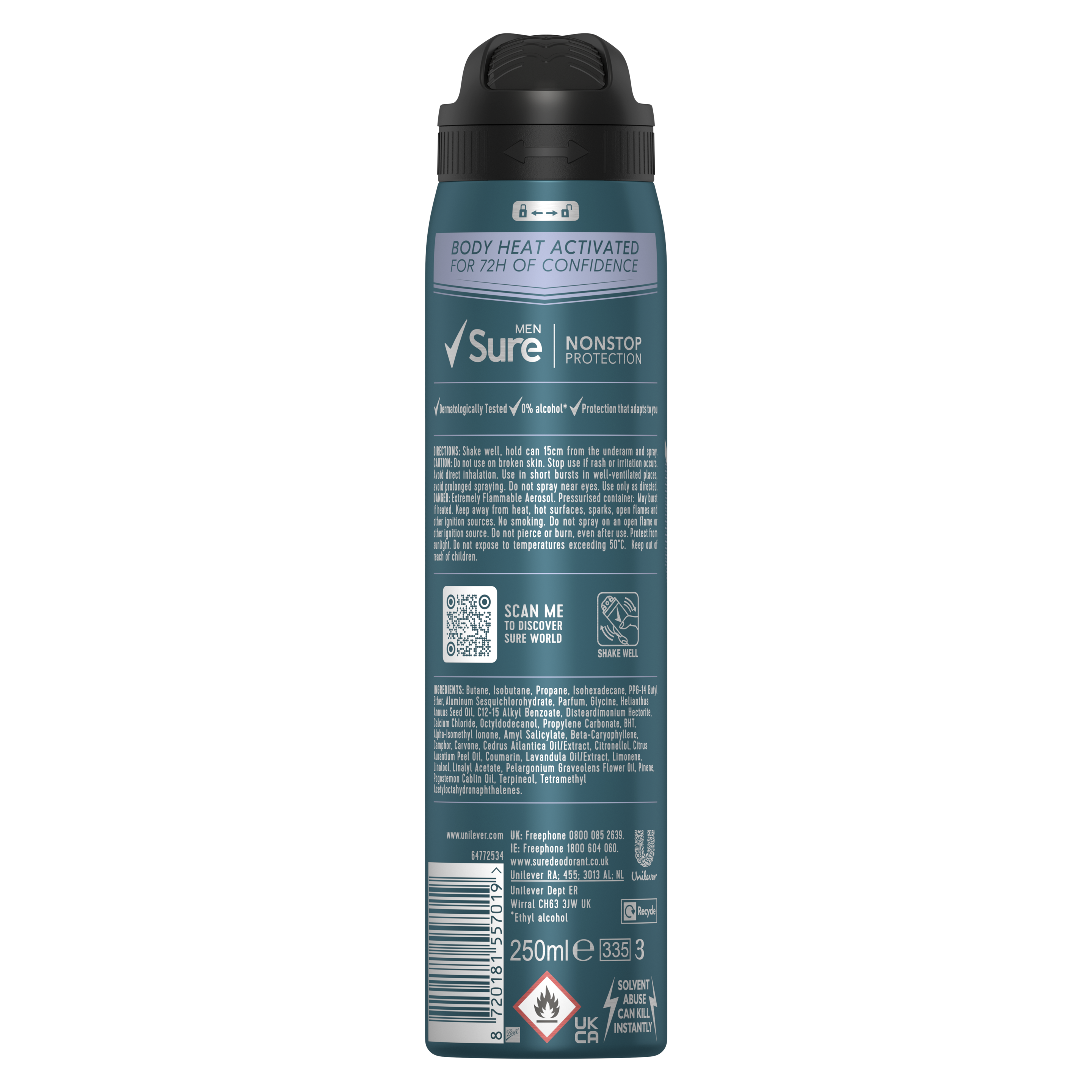 Nonstop Protection Resilience men's deodorant spray