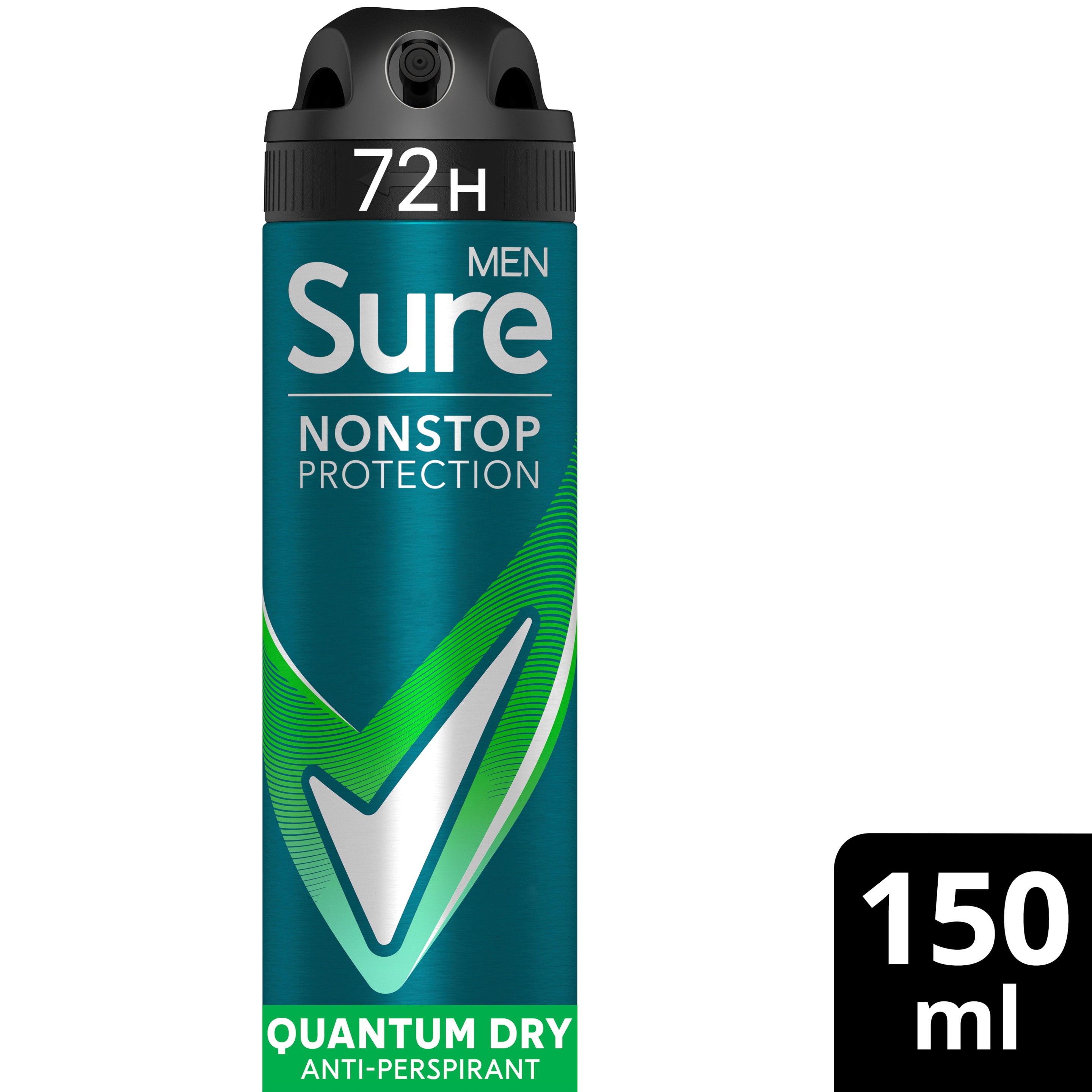 Quantum Dry Nonstop Protection Antiperspirant Deodorant Spray 150ml
