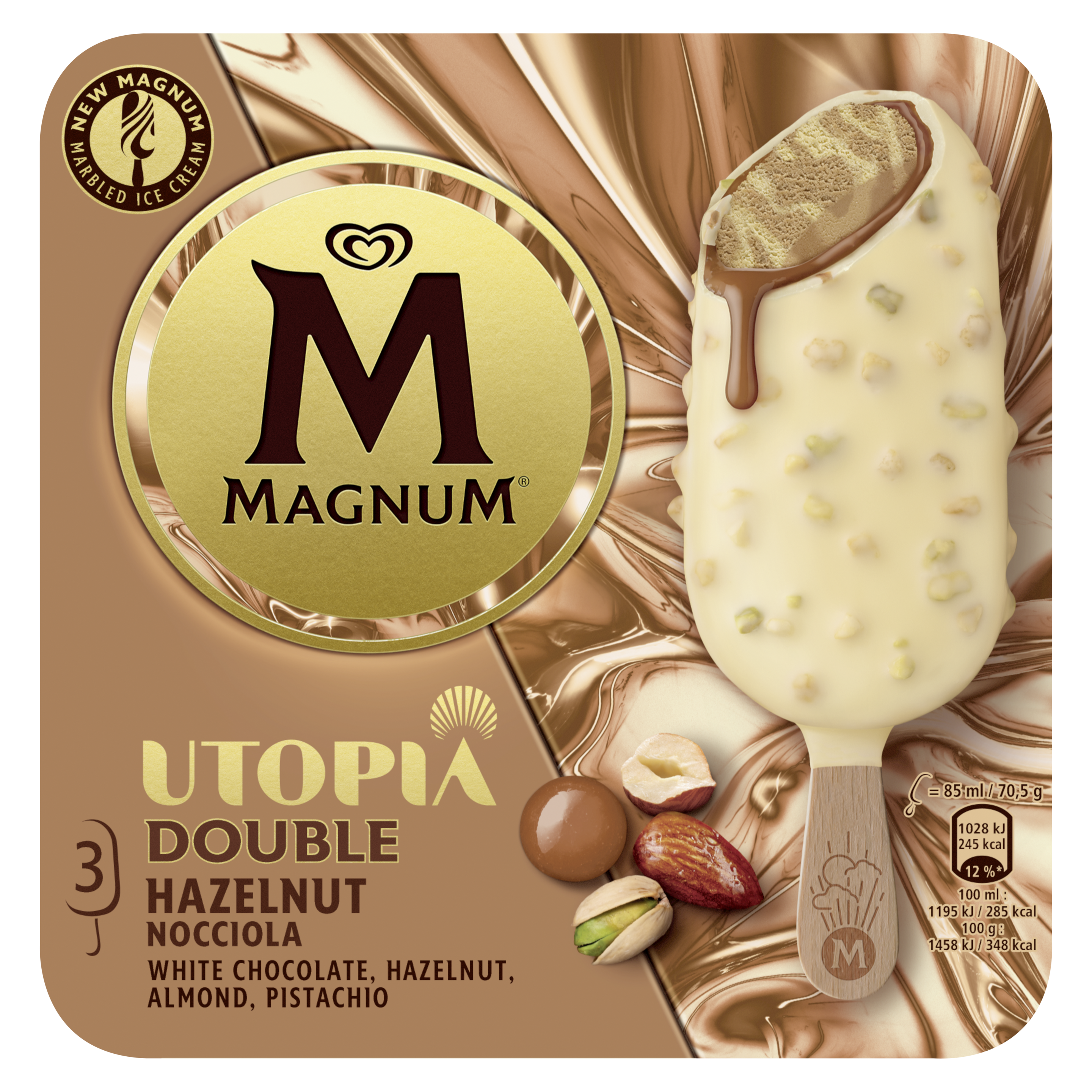 Magnum Double Hazelnut Multipack