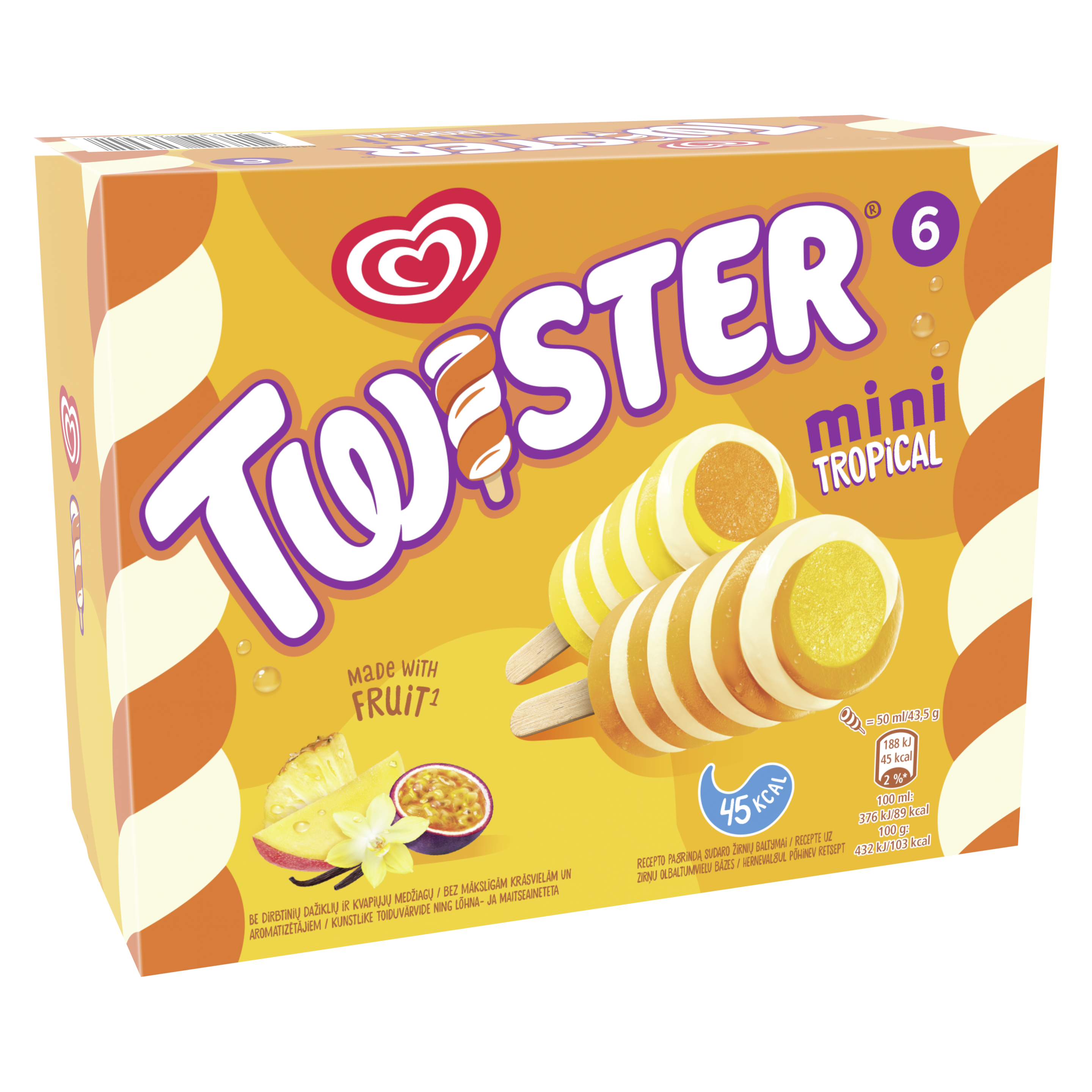 OLA Twister Mini Tropical 6 stuks packshot