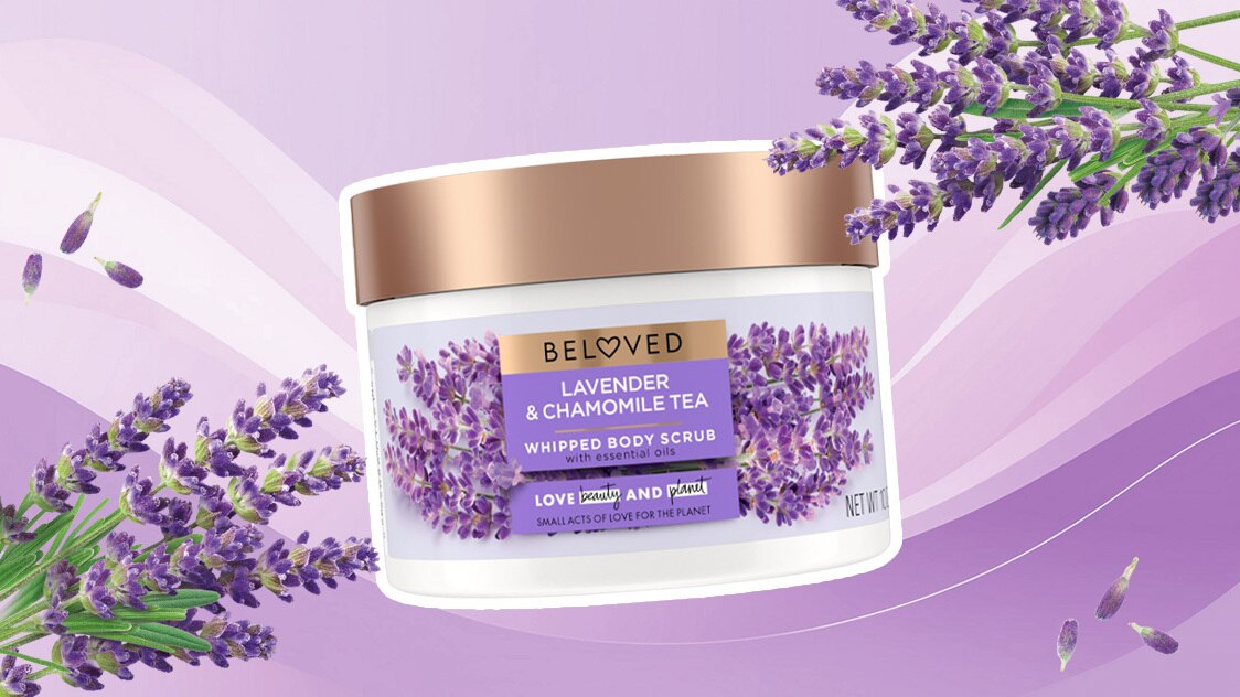 BELOVED lavender and chamomile body scrub