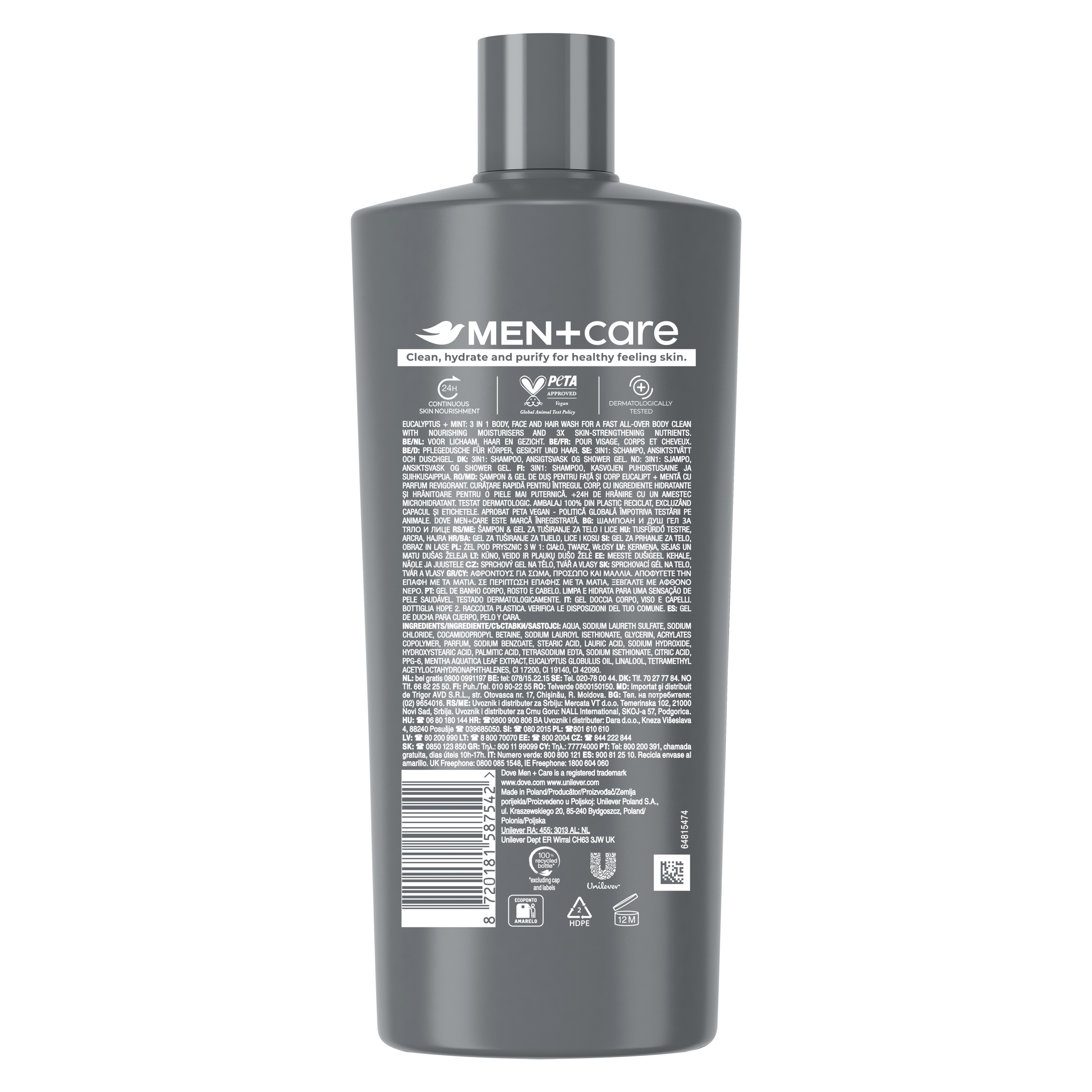 Face and Body Wash 700ml