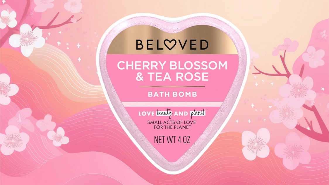 BELOVED Cherry Blossom Bath Bomb