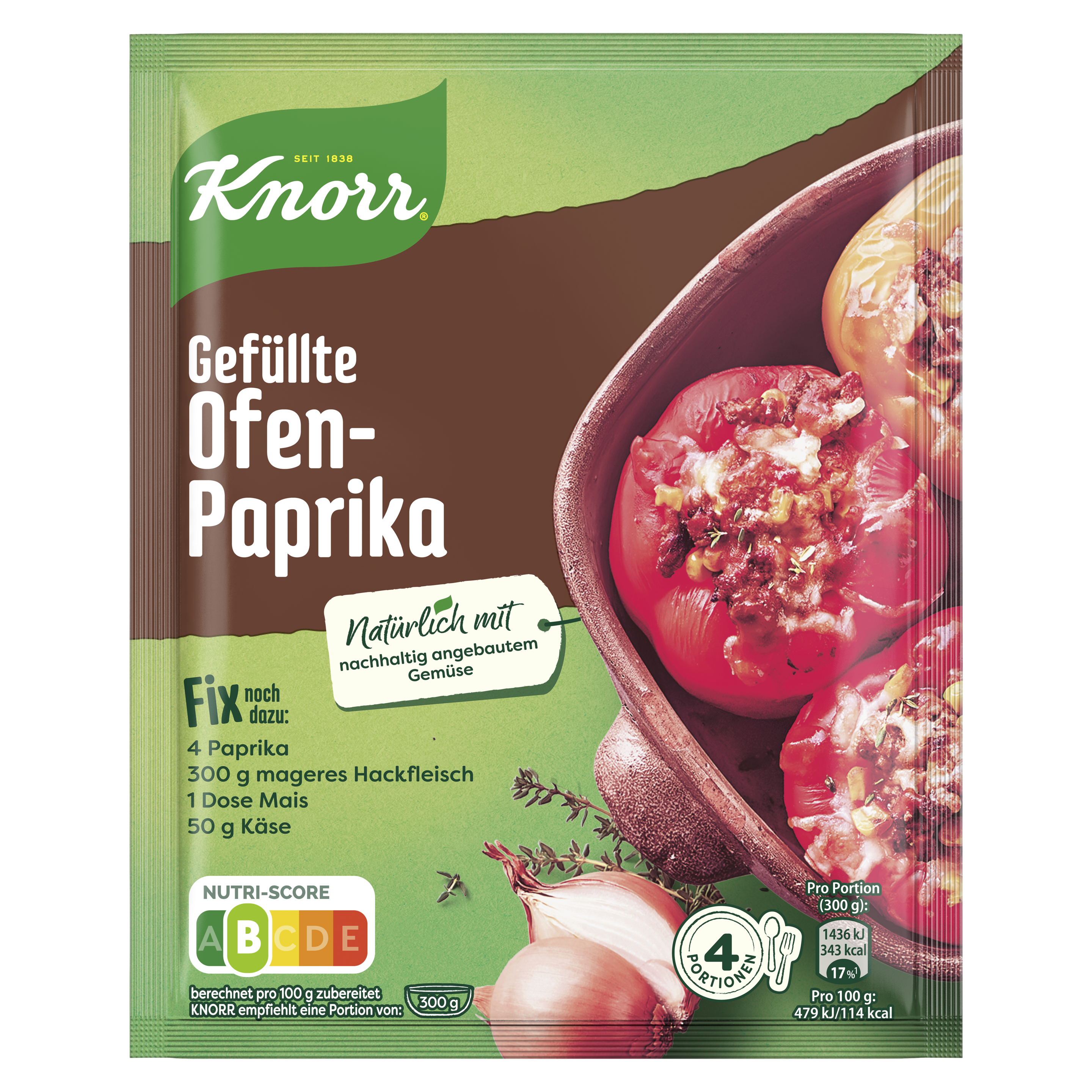 Knorr Fix Gefüllte Ofen-Paprika 43 g