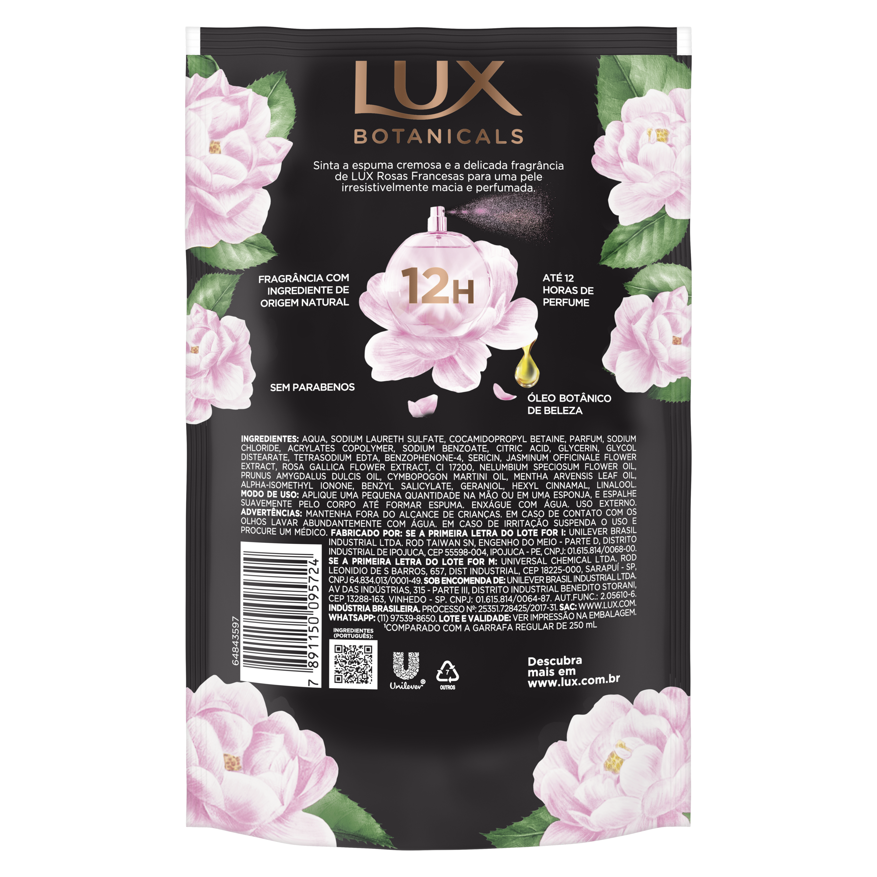 Sabonete Líquido Rosas Francesas