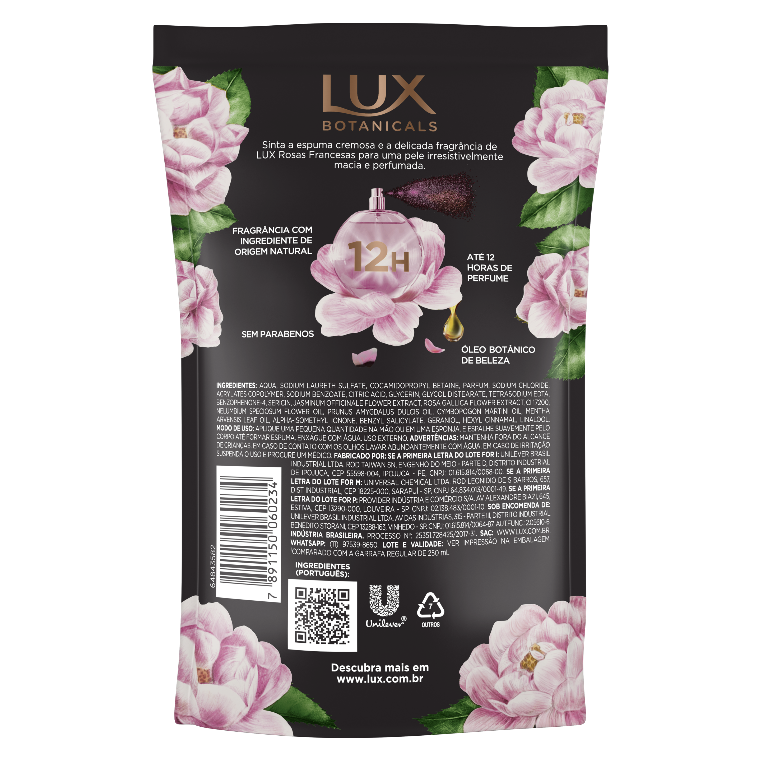 Sabonete Líquido Rosas Francesas