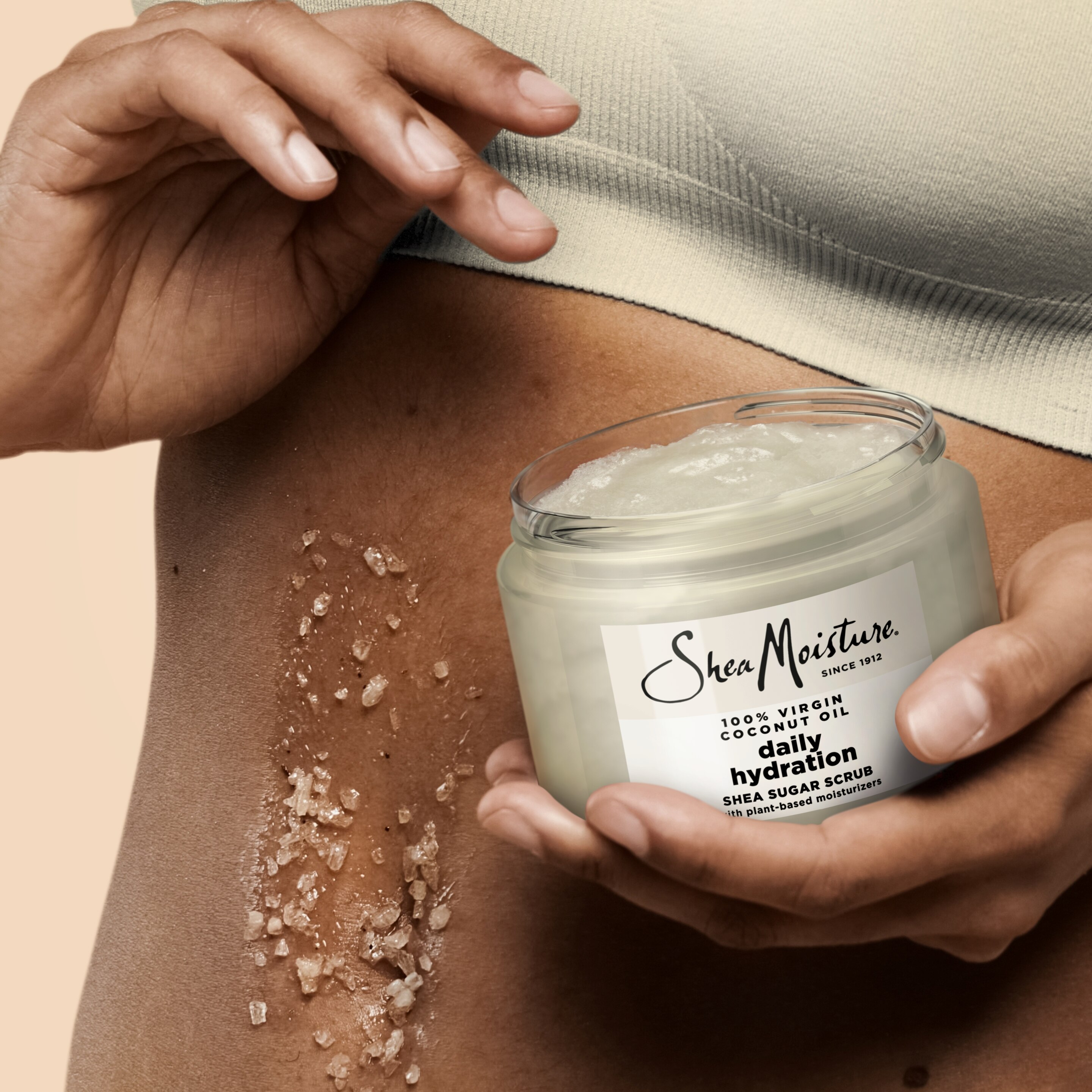 100% Virgin Coconut Oil Coconut Daily Hydration Shea Sugar Scrub