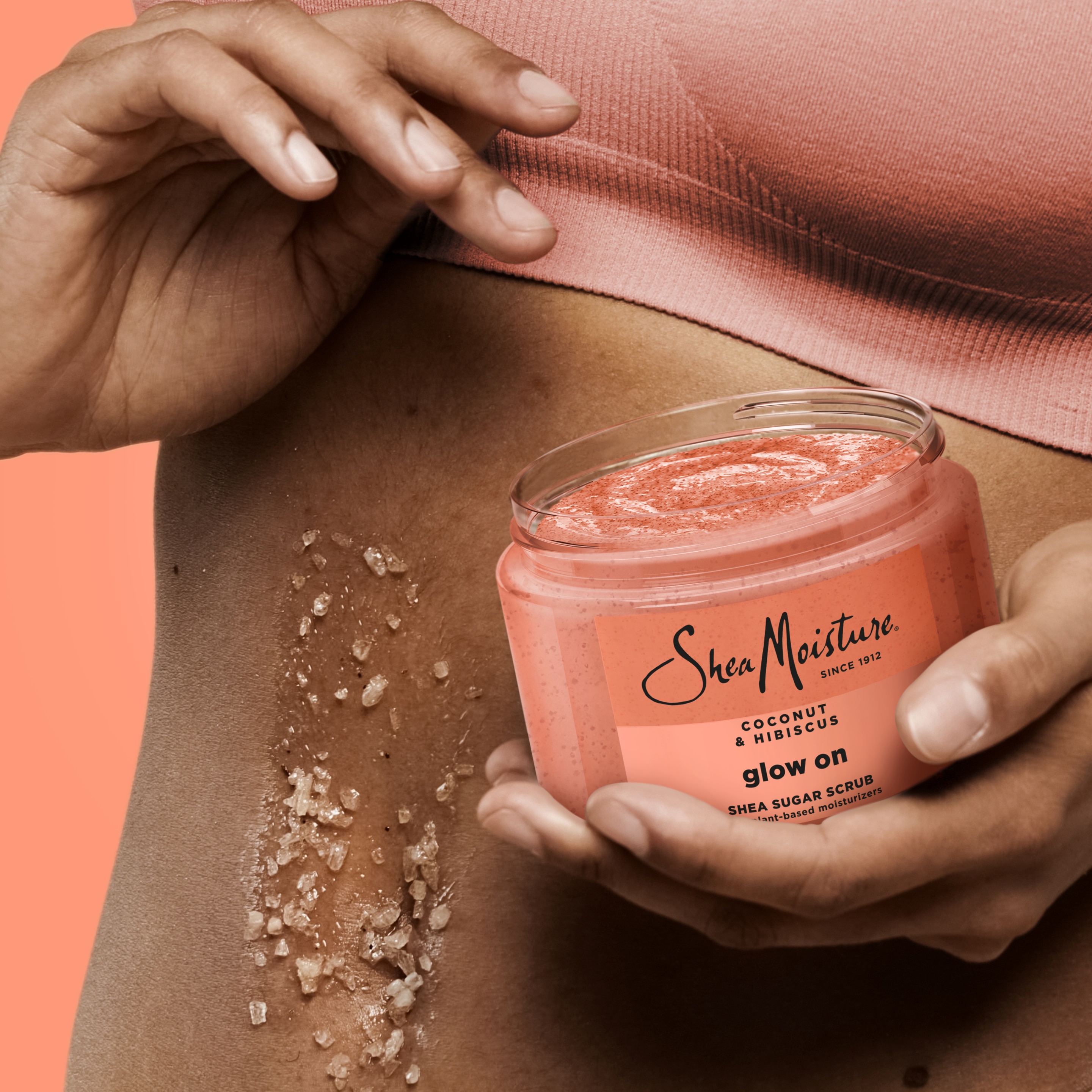 Coconut & Hibiscus Glowing Radiance Shea Sugar Scrub