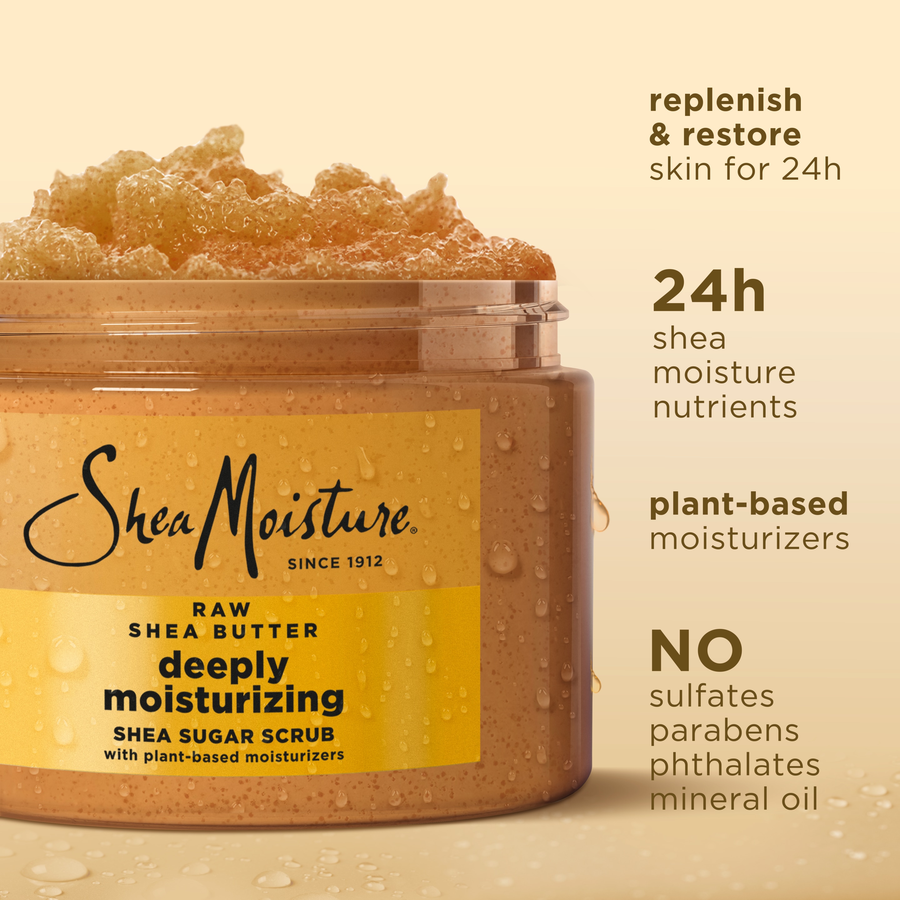 Raw Shea Butter Deeply Moisturizing Shea Sugar Scrub