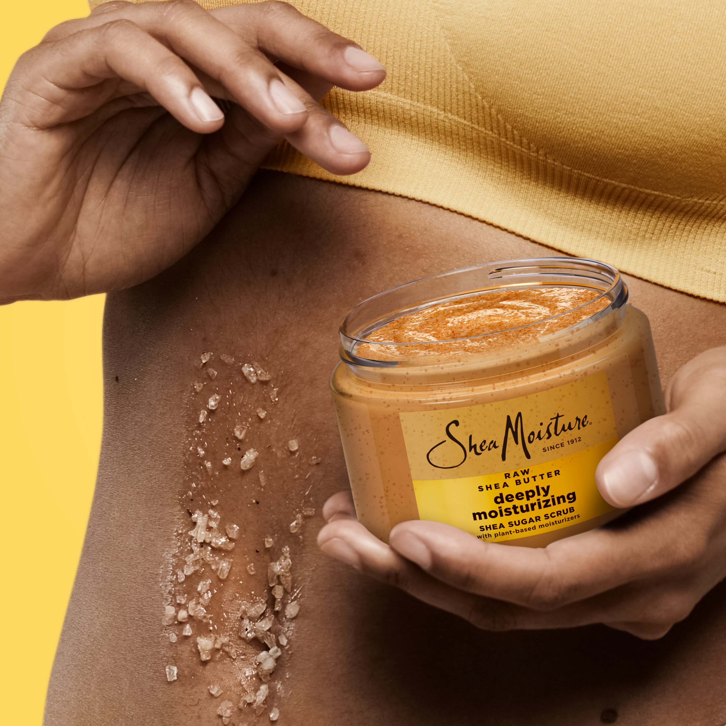 Raw Shea Butter Deeply Moisturizing Shea Sugar Scrub