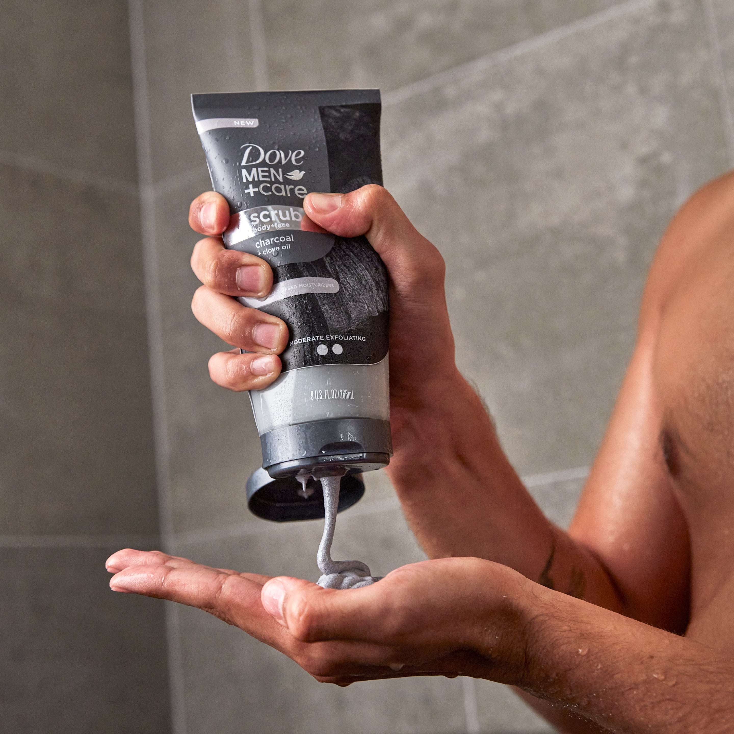 Men+Care Charcoal + Clove Oil Body + Face Scrub