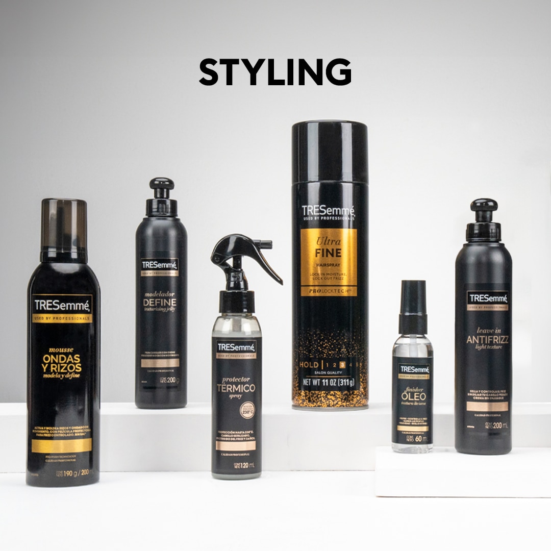 Productos tresemmé styling de cabello
