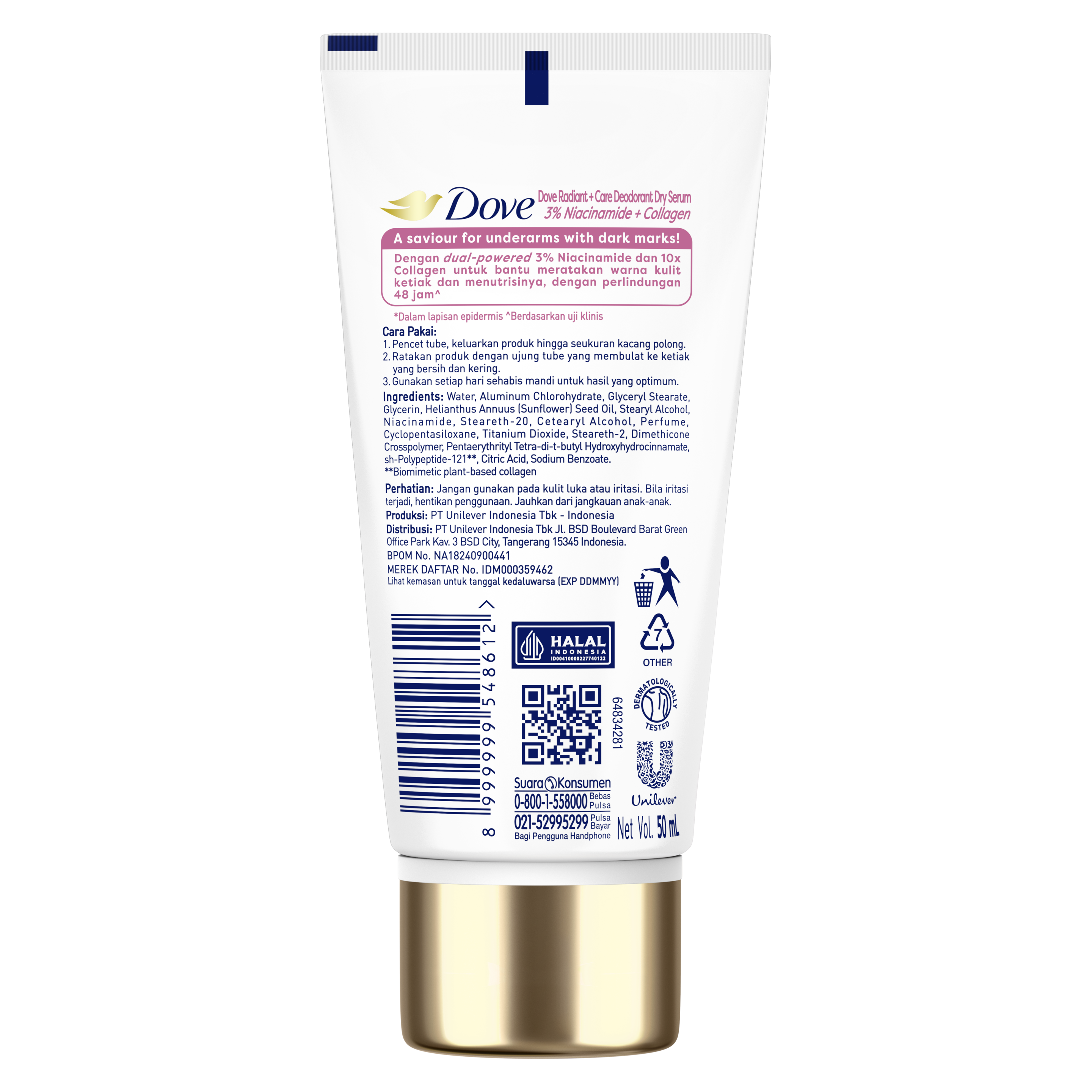 Deodorant Dry Serum 3% Niacinamide + 10x Collagen